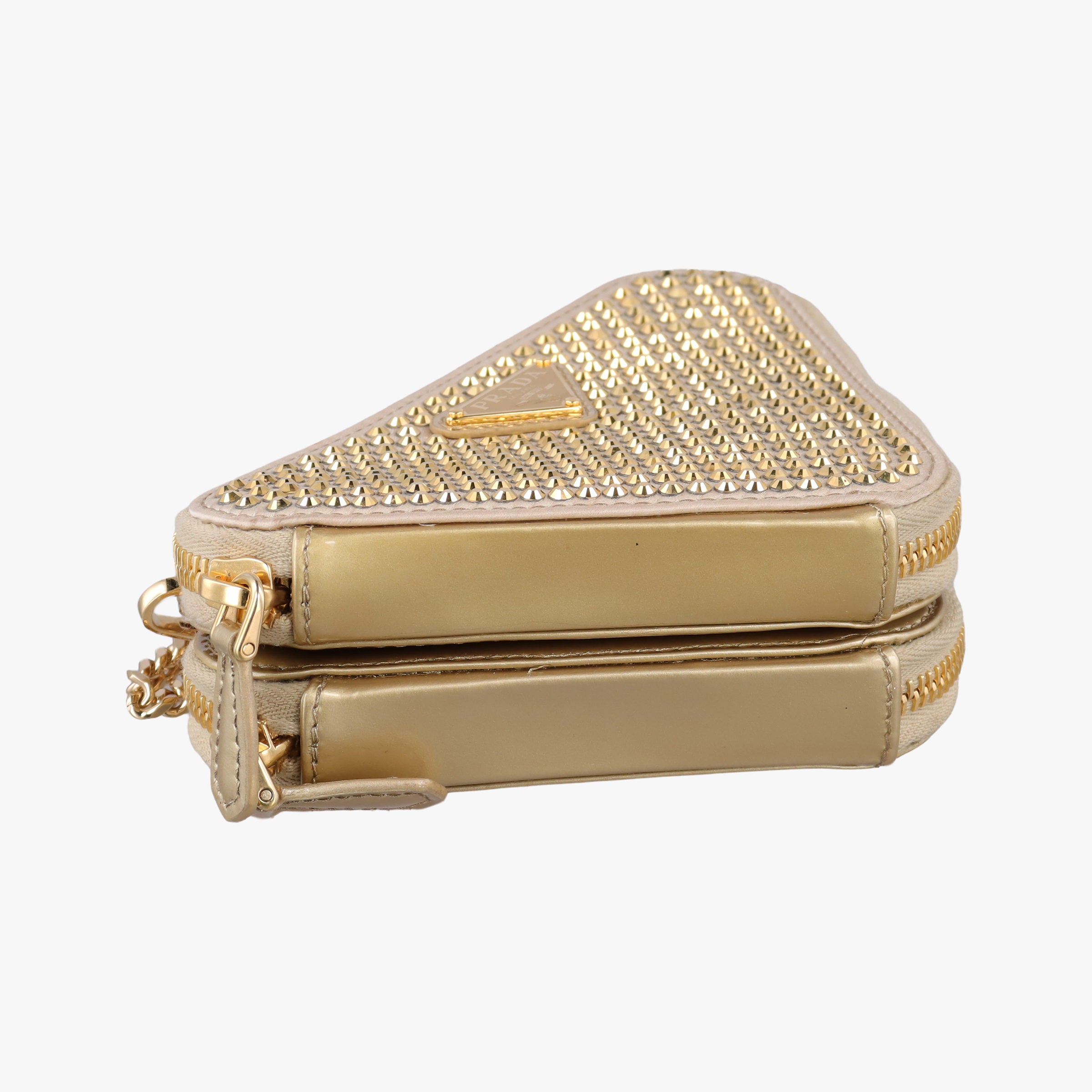Triangle Crystal Golden Leather 1NR015 234トライアングル ゴールド レザー 1NR015 234