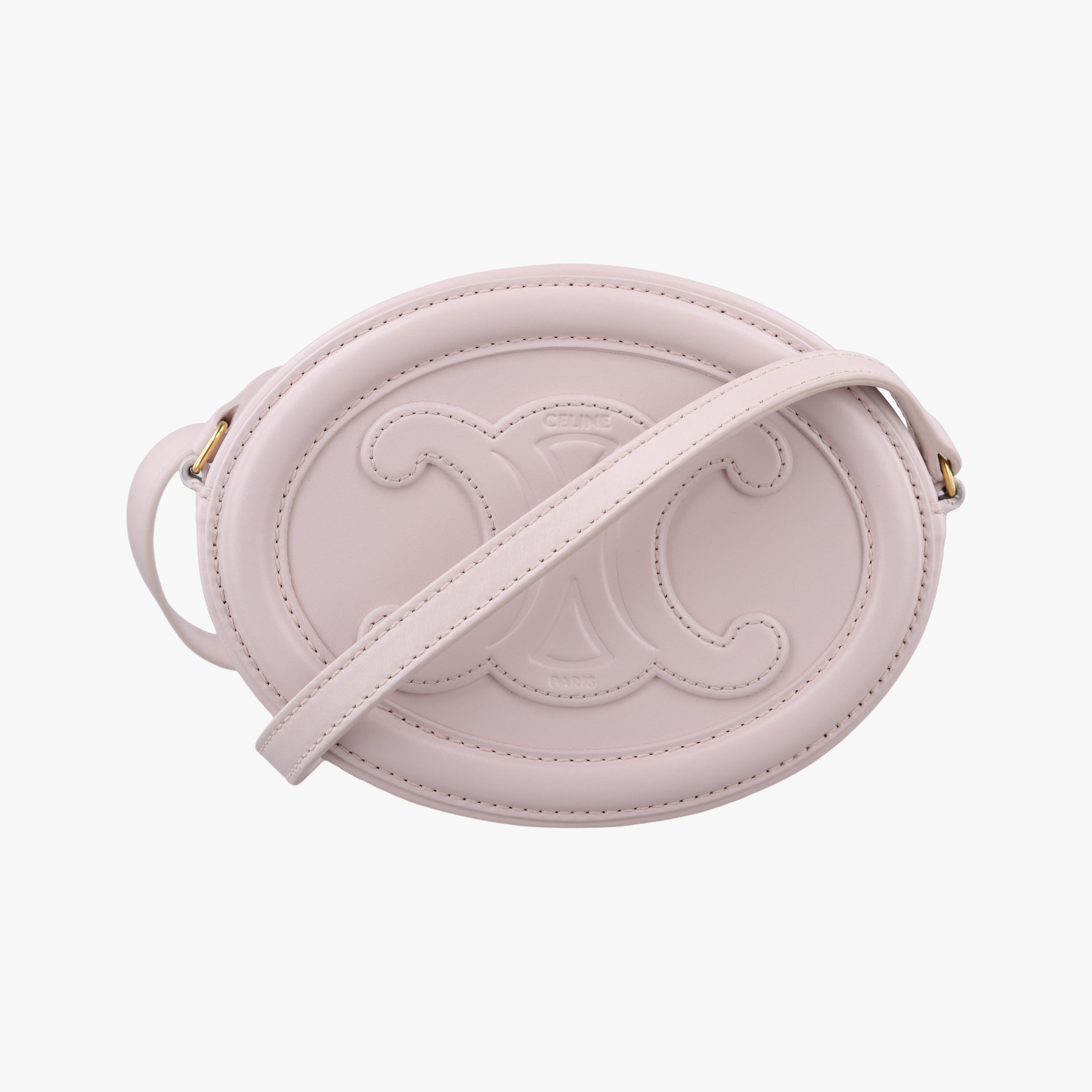 Oval Purse Cuir Triomphe Pink Leather S-SL-4252オーバルパース キュイル トリオンフ ピンク レザー S-SL-4252