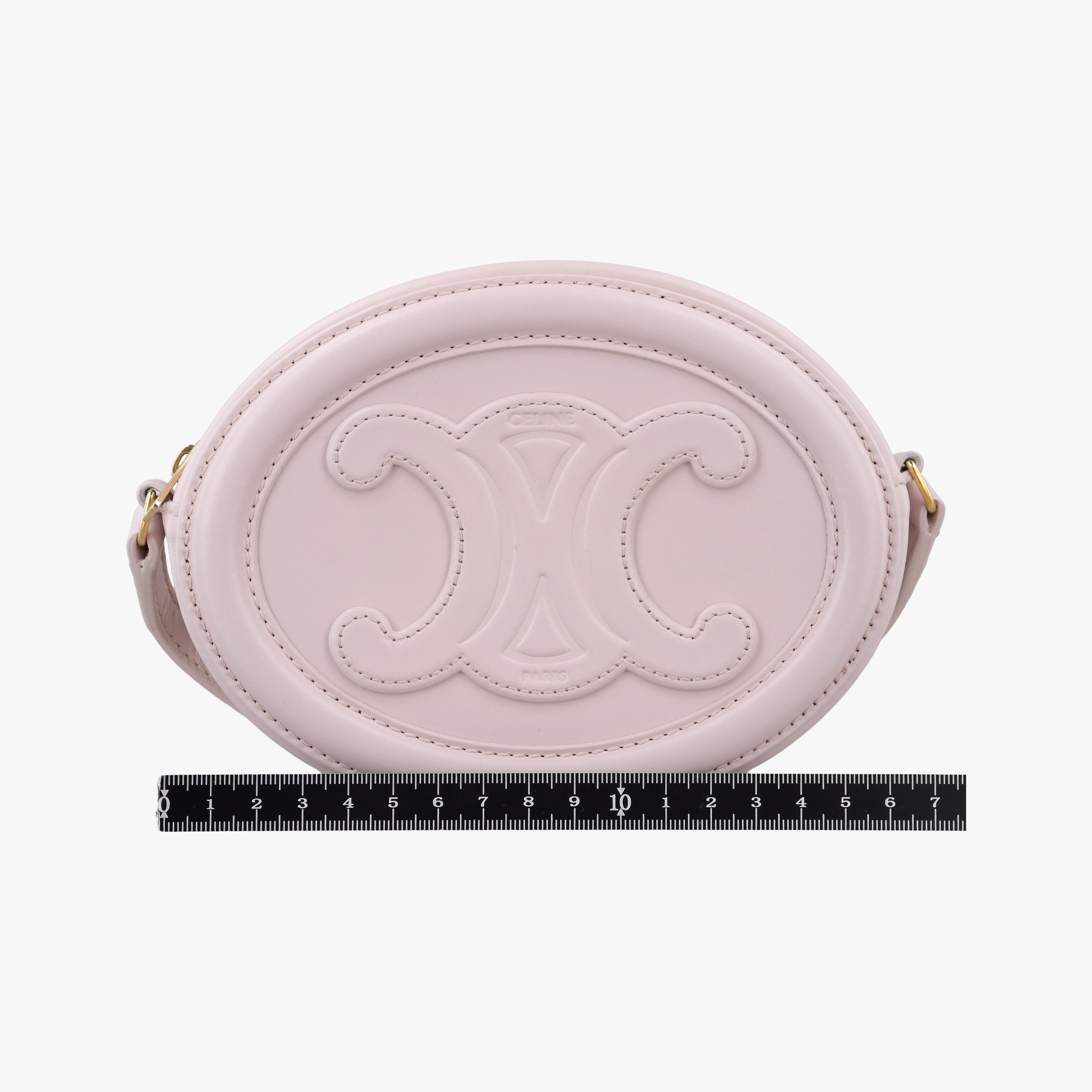Oval Purse Cuir Triomphe Pink Leather S-SL-4252オーバルパース キュイル トリオンフ ピンク レザー S-SL-4252