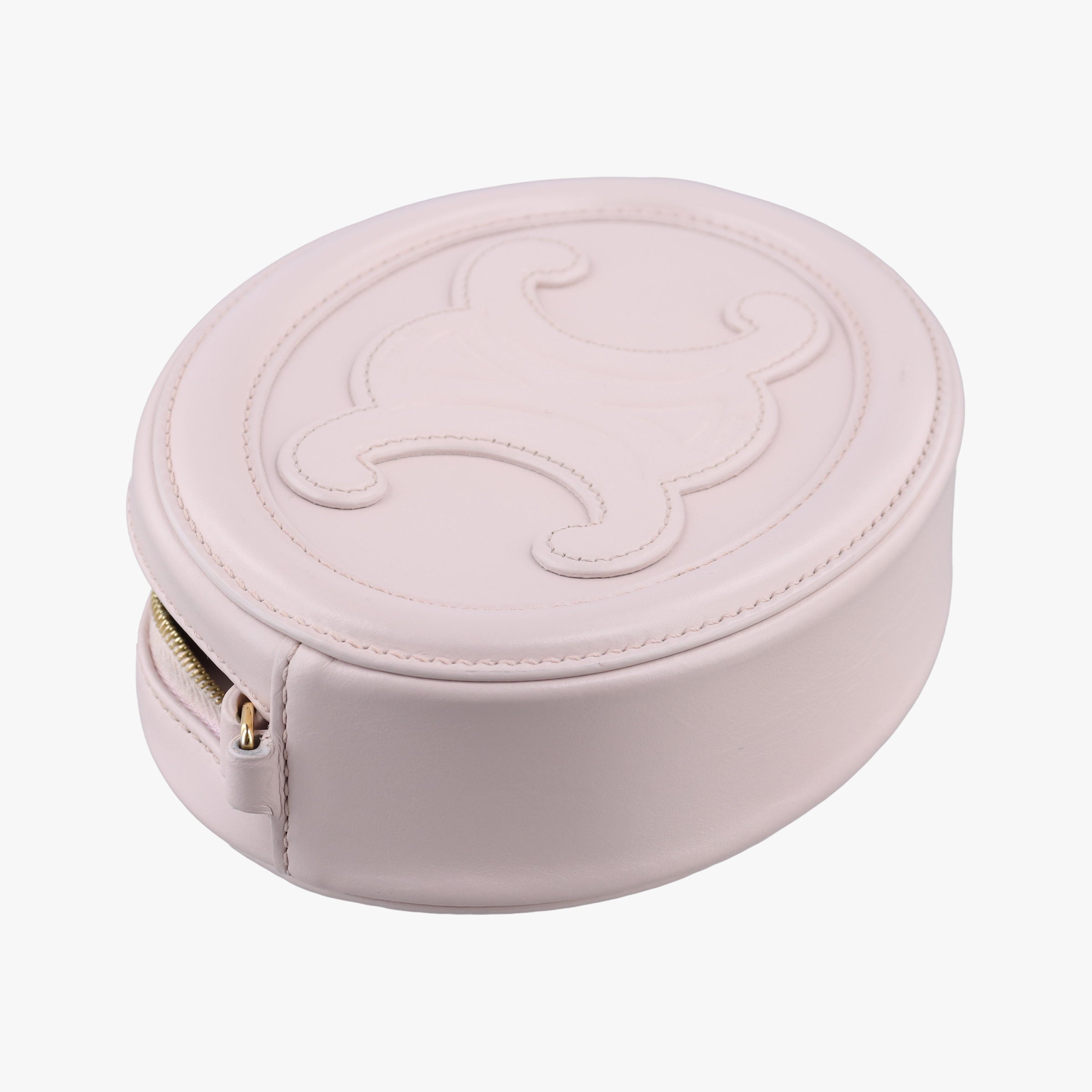 Oval Purse Cuir Triomphe Pink Leather S-SL-4252オーバルパース キュイル トリオンフ ピンク レザー S-SL-4252