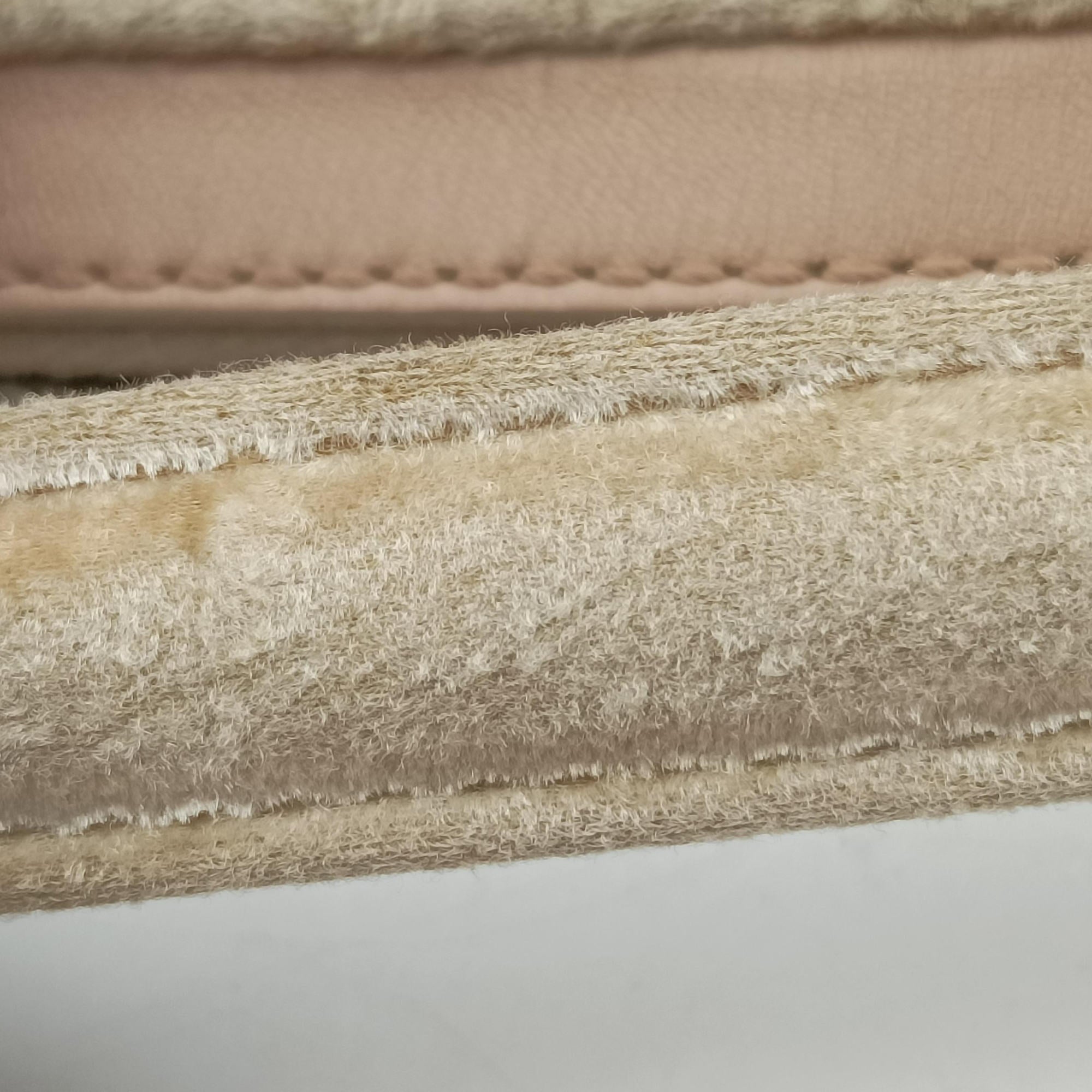 Romantic Trotter Beige x Pink PVC coated canvas x velour 03-BO-1005ロマンティックトロッター ベージュ×ピンク PVCコーティングキャンバスxベロア 03-BO-1005