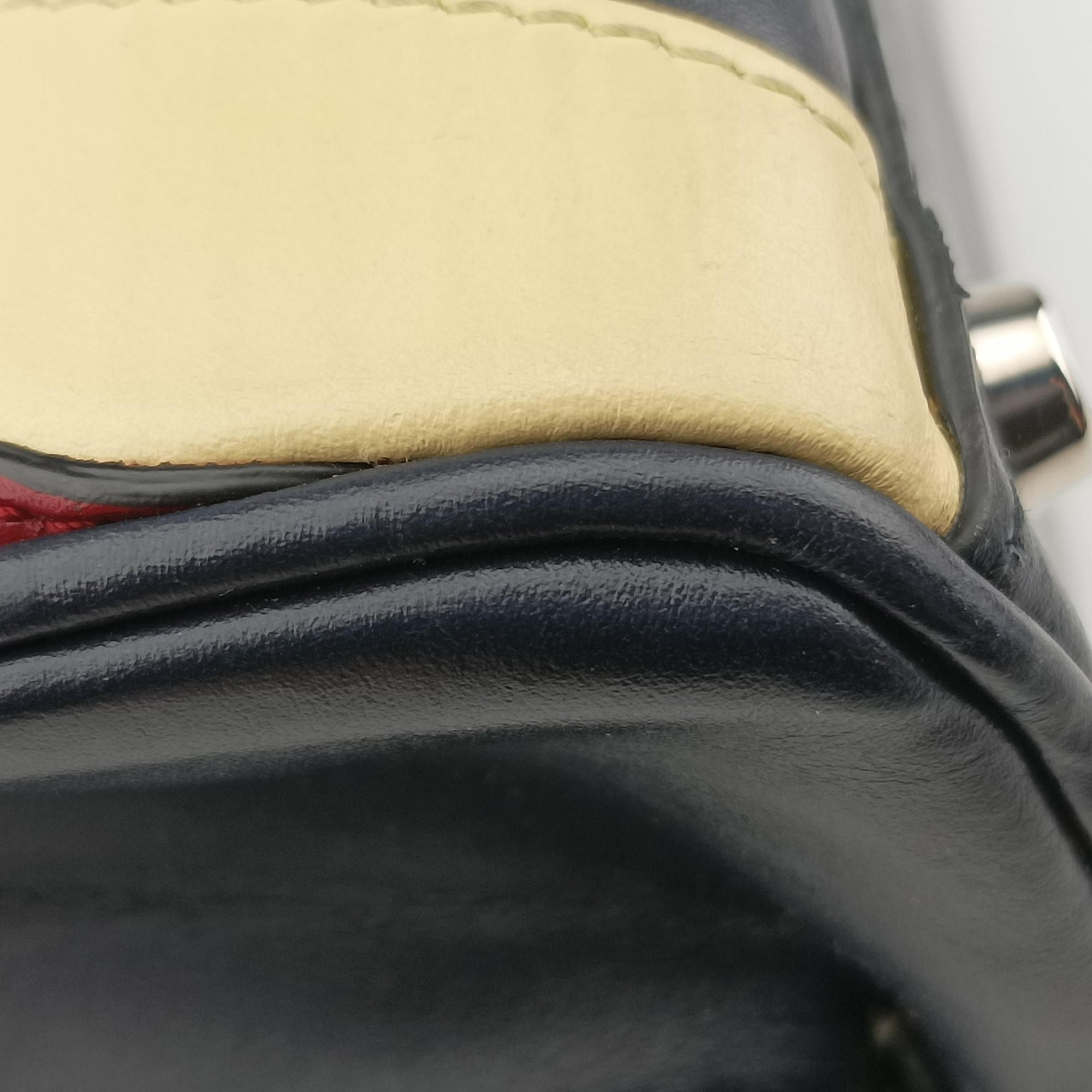 Zumi Navy × Beige × Bordeaux Leather 569712 B030444005ズゥミ ネイビー × ベージュ × ボルドー レザー 569712 B030444005