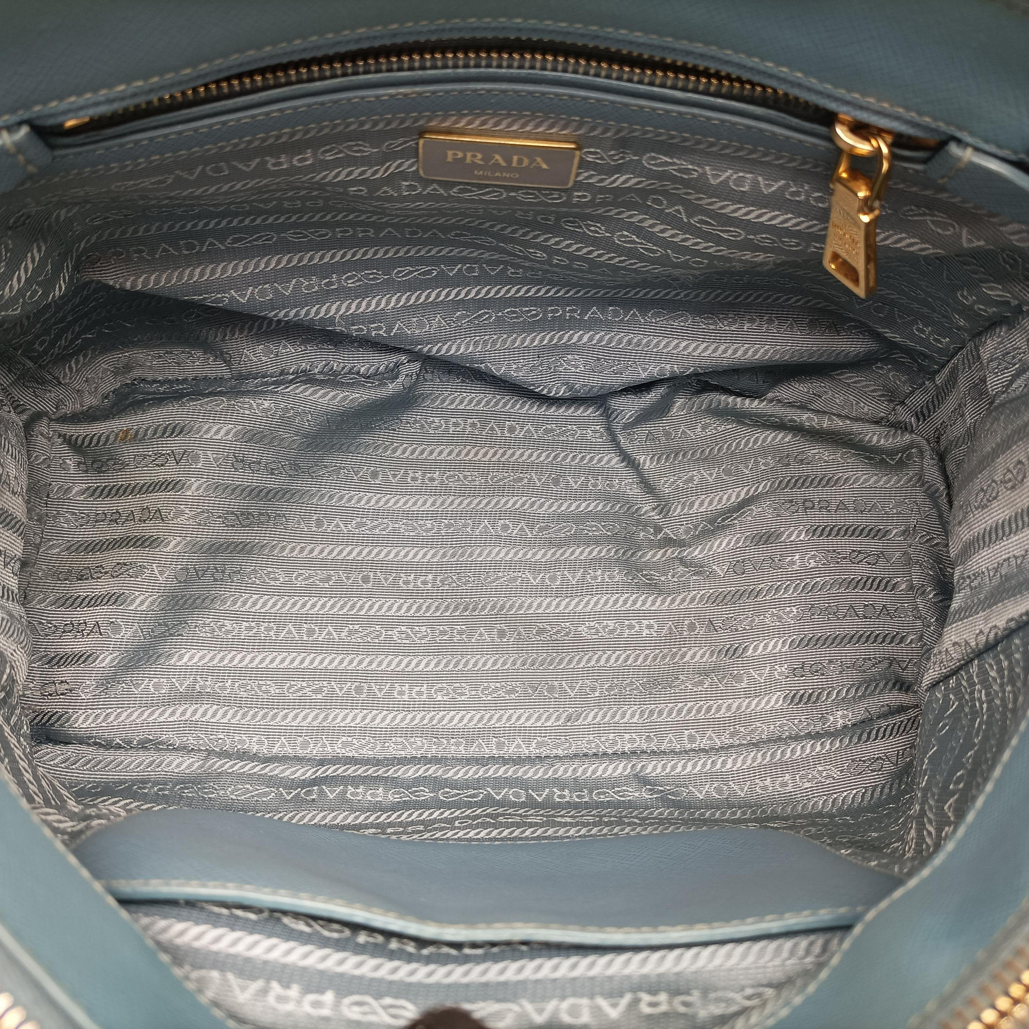 Galleria Blue SAFFIANO Leather BN2274 208 7/Rガレリア ブルー サフィアーノレザー BN2274 208 7/R