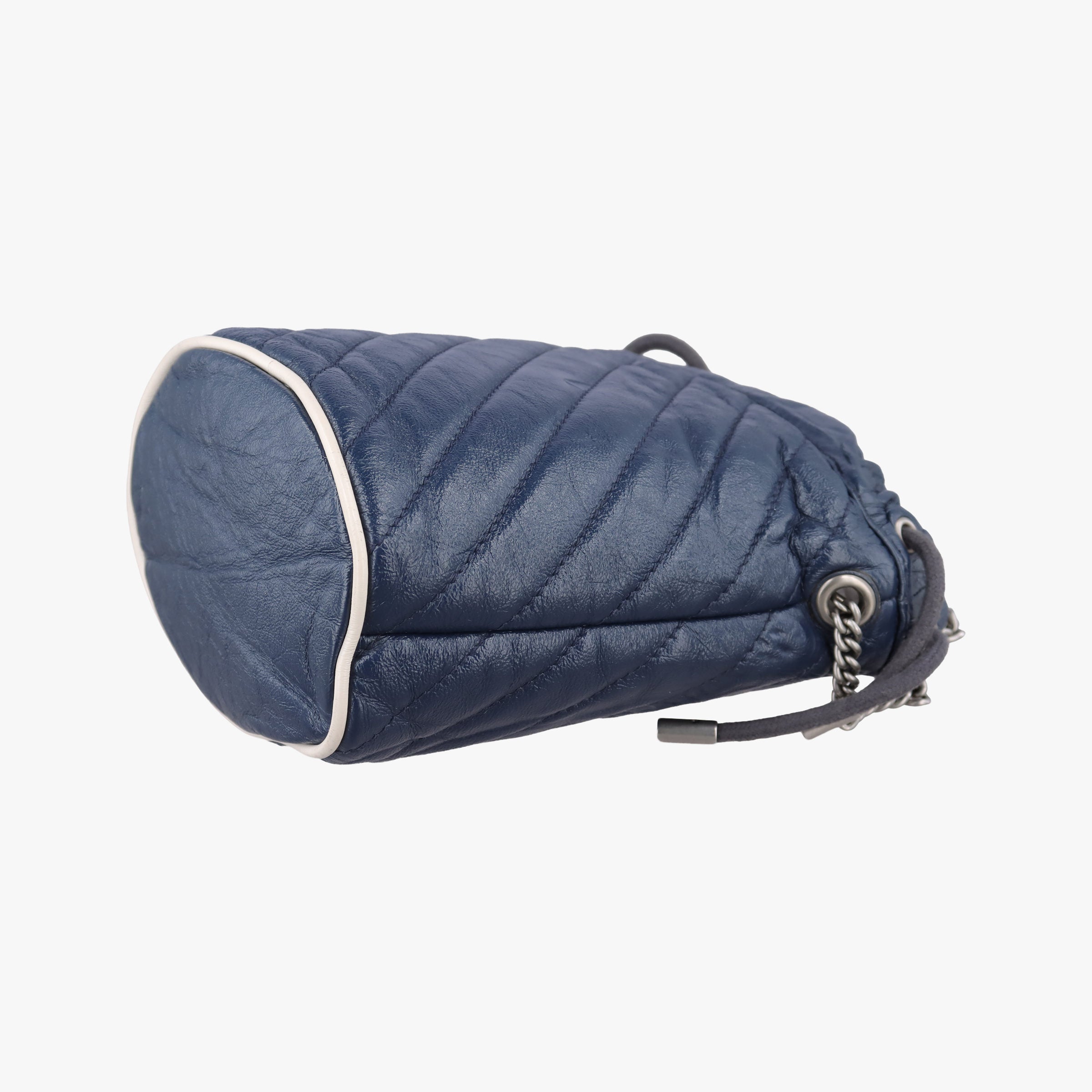 GG Marmont Blue Leather 573817 GGマーモント ブルー レザー 573817