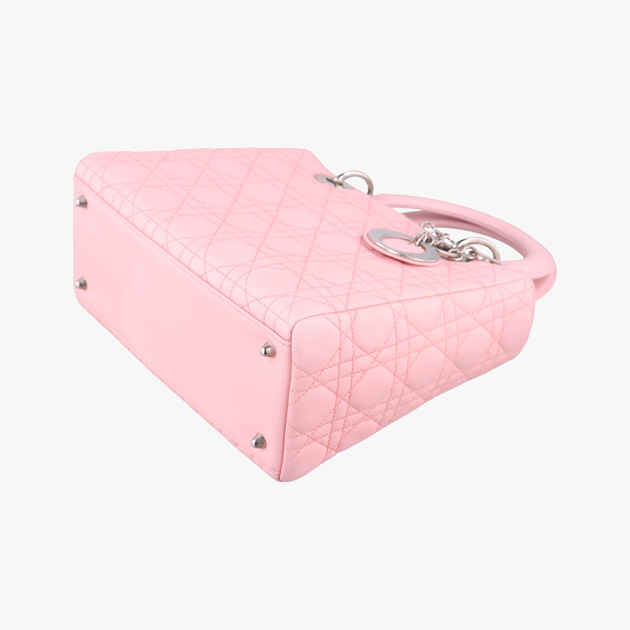 Lady Dior Pink lambskin 02-MA-0075レディディオール ピンク ラムスキン 02-MA-0075