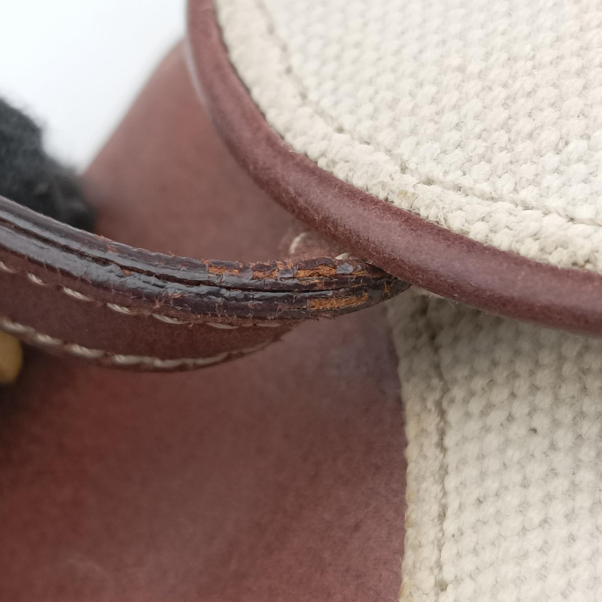 Saddle Beige × Brown Canvas × Leather 06BM-1022サドル ベージュ × ブラウン キャンバス × レザー 06BM-1022