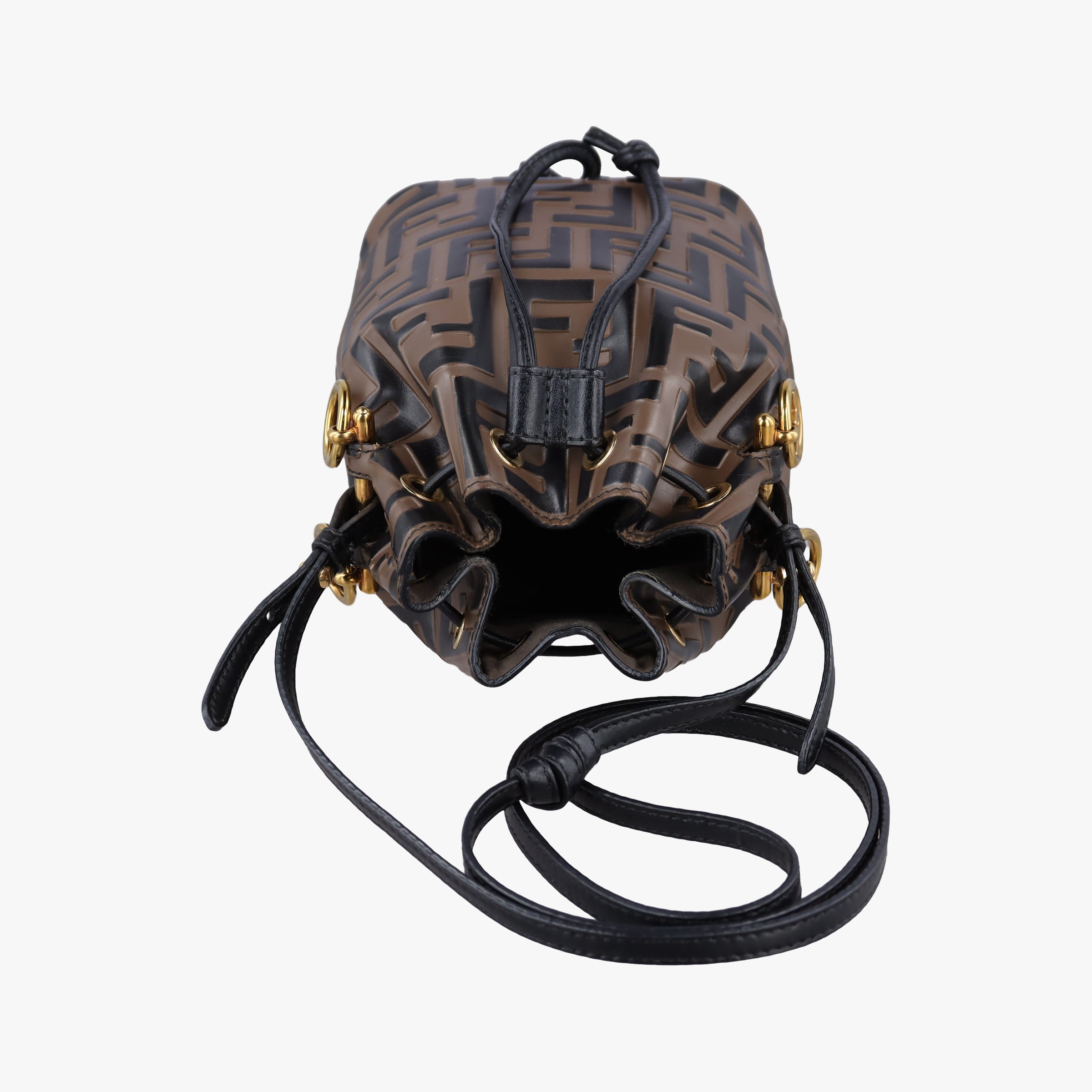 Mon Tresor Mini Bucket Brown Leather 8BS010/8AV105 8BS010 A659 209-8007ミニ モン トレゾール ブラウン レザー 8BS010/8AV105 8BS010 A659 209-8007