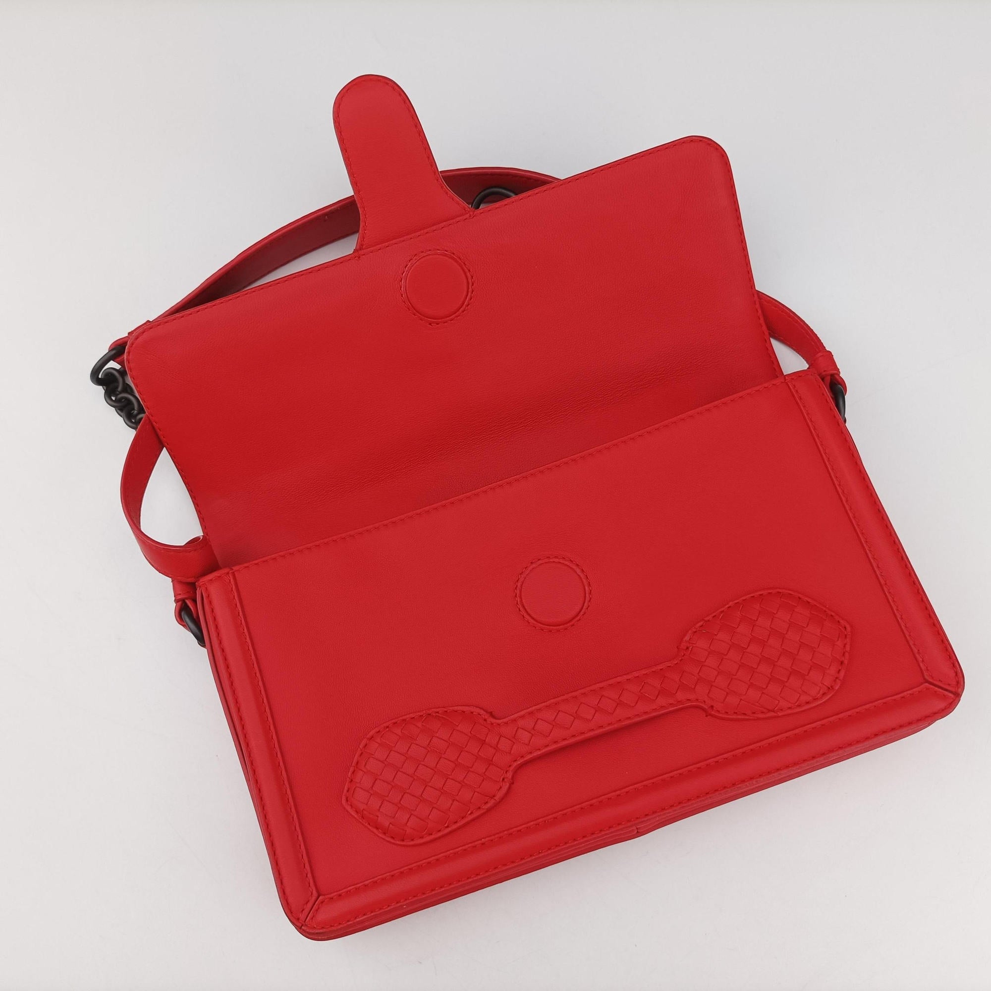Intrecciato Rialto Red lambskin B05339301Nイントレチャート リアルト レッド ラムスキン B05339301N