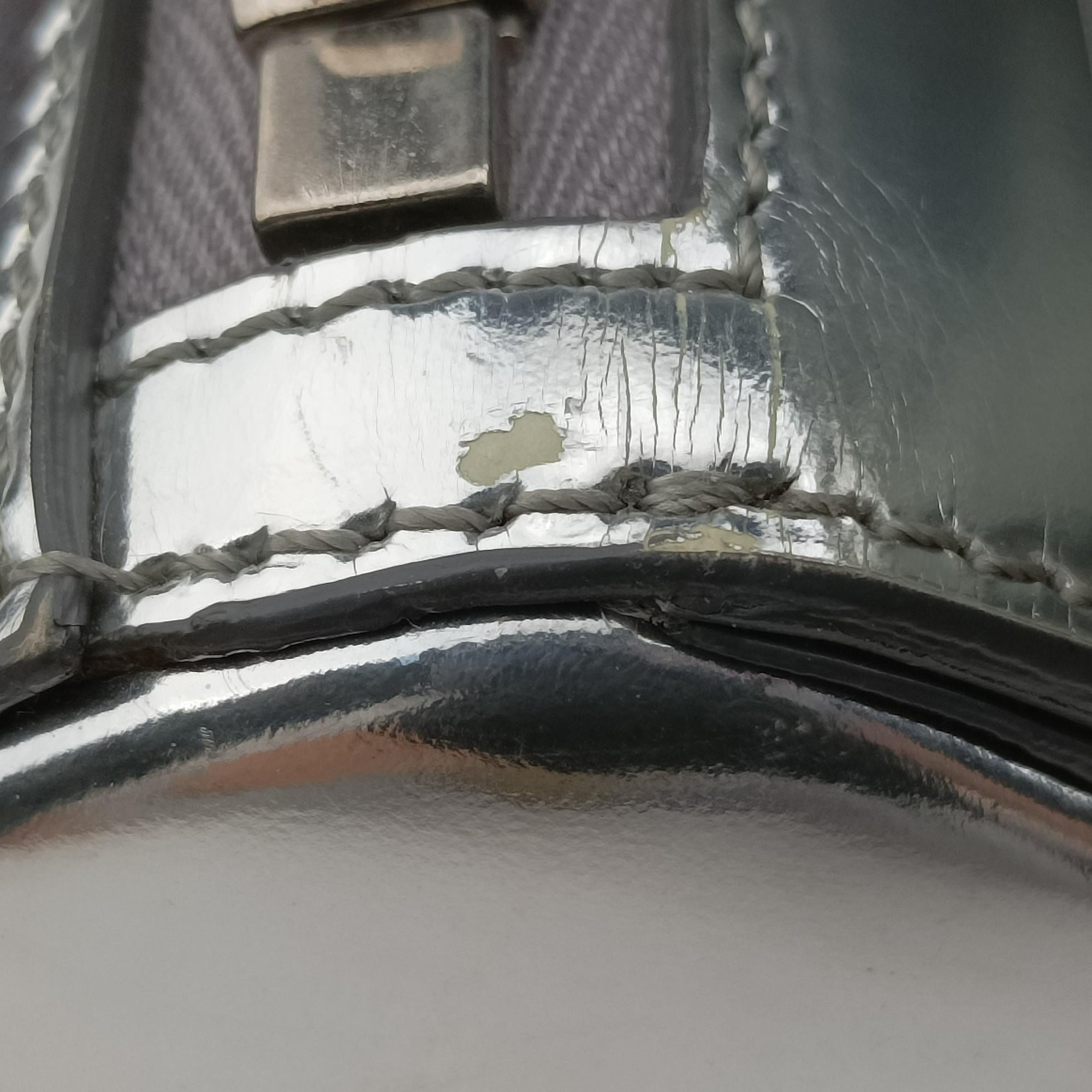 Pandora Box Silver Patent Leather TE0134パンドラ ボックス シルバー パテント TE0134