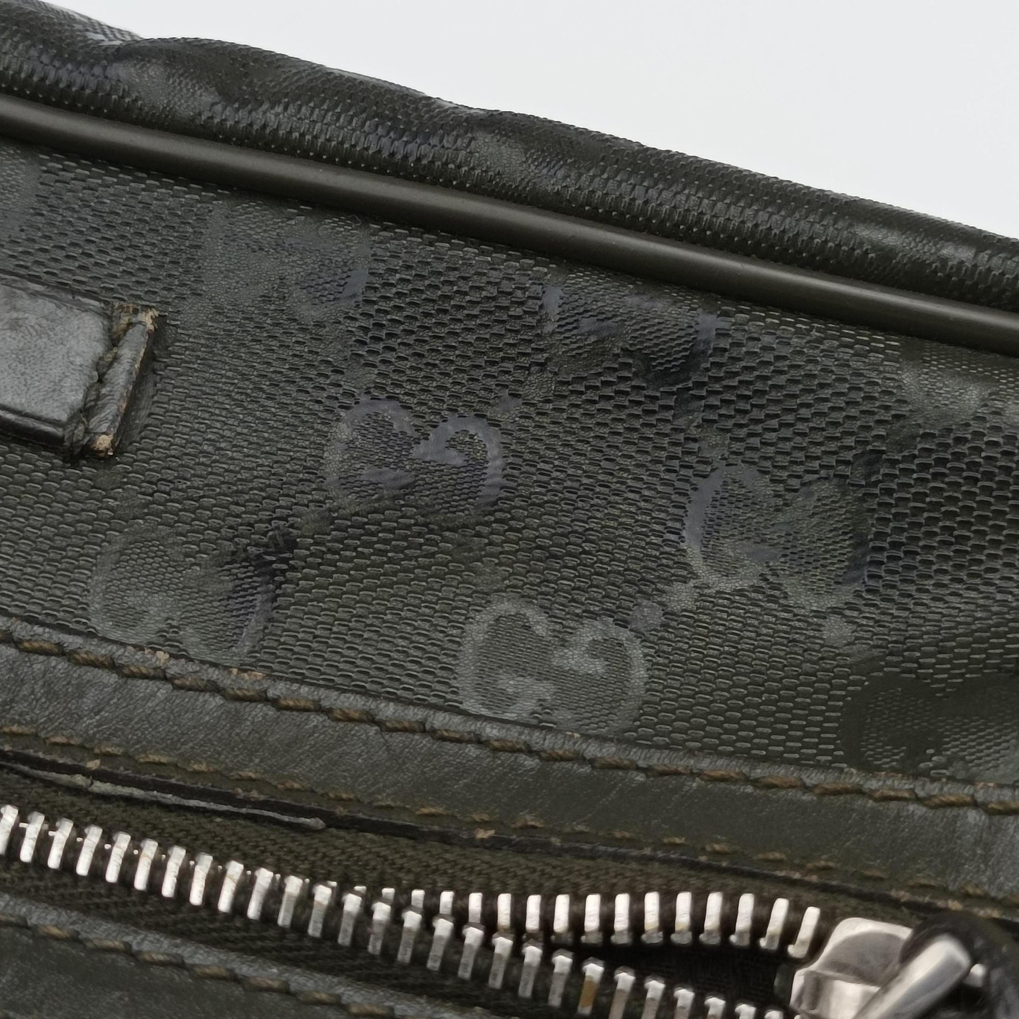 GG Imprime Messenger Brown PVC coated canvas 201448 E7996690GGインプリメ メッセンジャー ブラウン PVCコーティングキャンバス 201448 E7996690