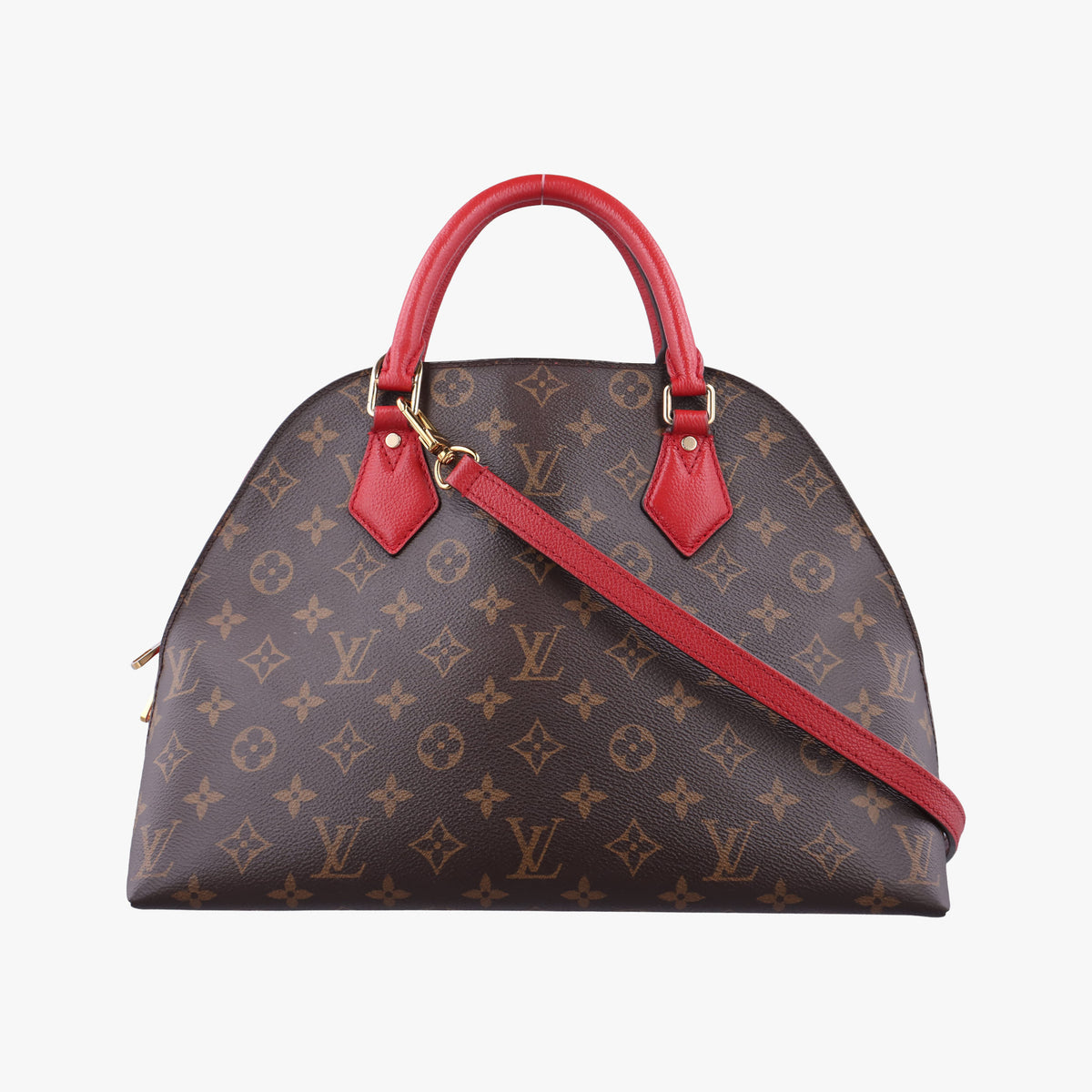 Alma Bag Into Bag Brown×Rouge Monogram Canvas M41779 SP1136アルマ バッグ イントゥー バッグ モノグラム/ブラウン×ルージュ モノグラムキャンバス M41779 SP1136