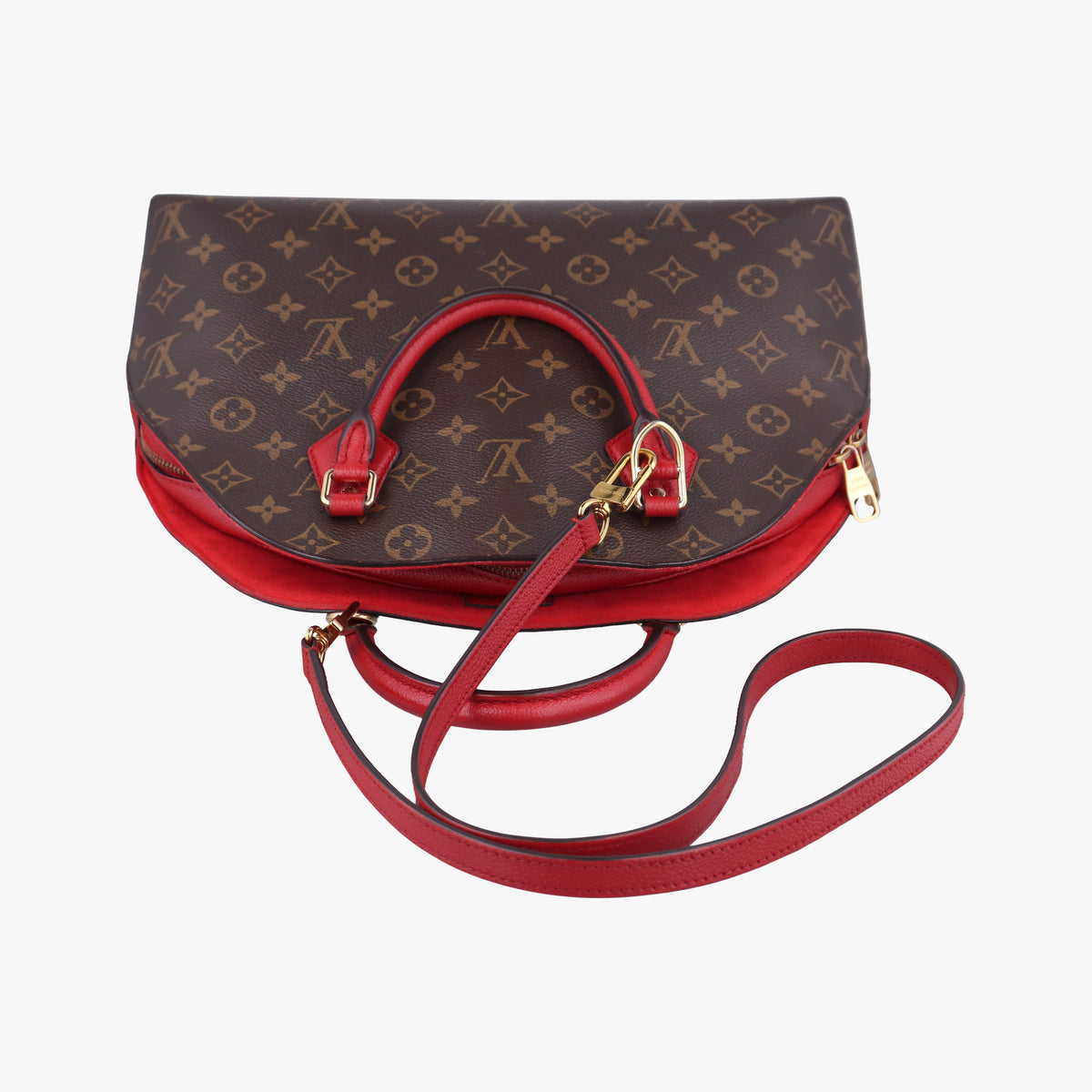 Alma Bag Into Bag Brown×Rouge Monogram Canvas M41779 SP1136アルマ バッグ イントゥー バッグ モノグラム/ブラウン×ルージュ モノグラムキャンバス M41779 SP1136