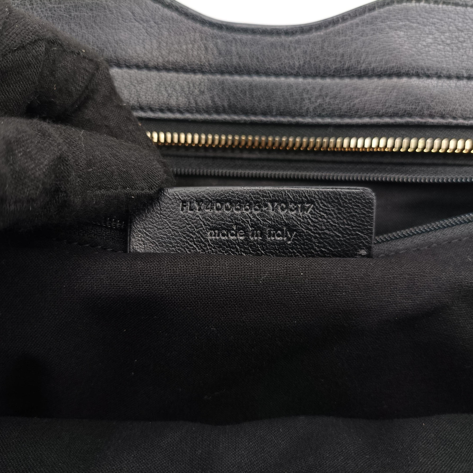 Cabas ChYc Black Leather 400666 FLY400666.Y0317カバスシック ブラック レザー 400666 FLY400666.Y0317