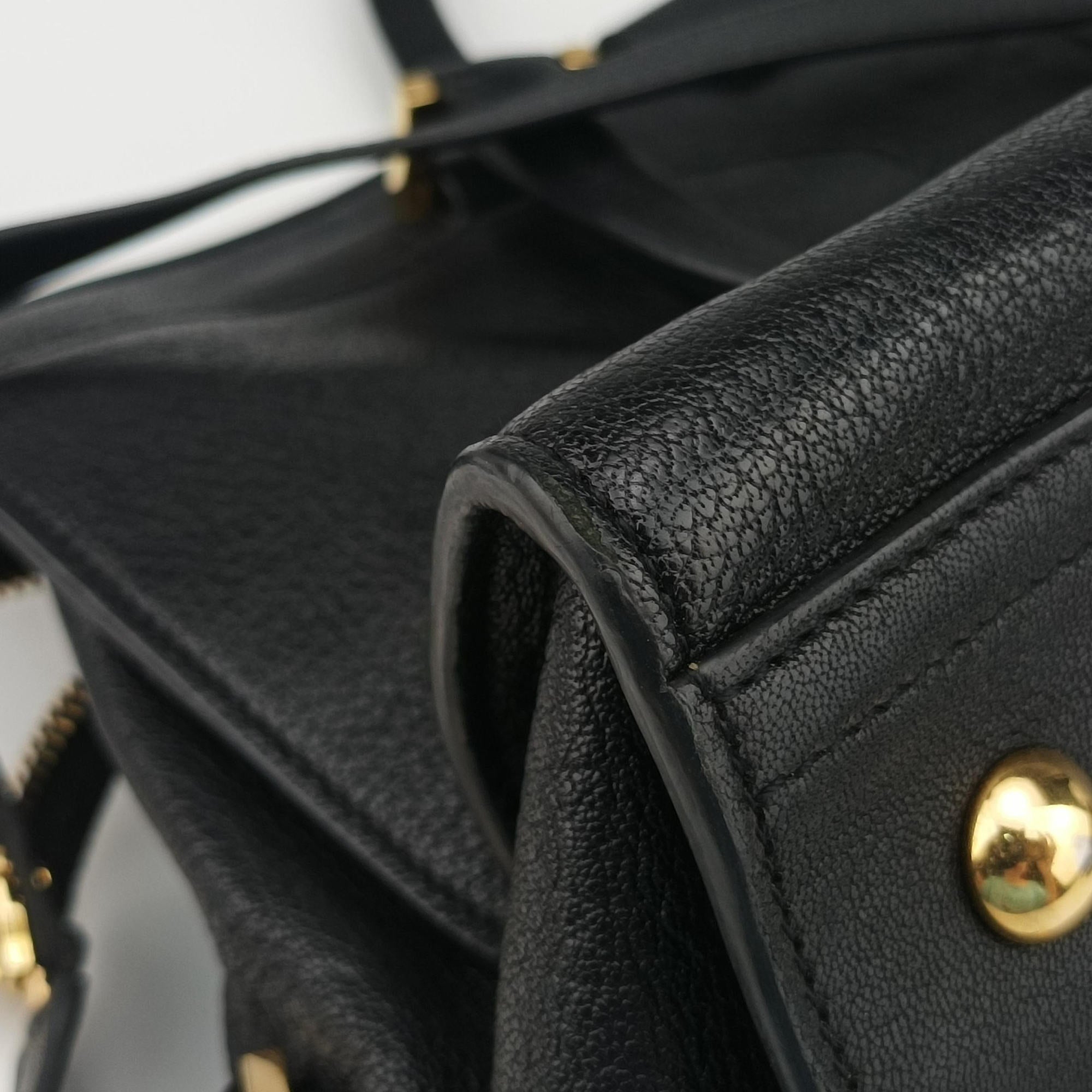 Cabas ChYc Black Leather 400666 FLY400666.Y0317カバスシック ブラック レザー 400666 FLY400666.Y0317