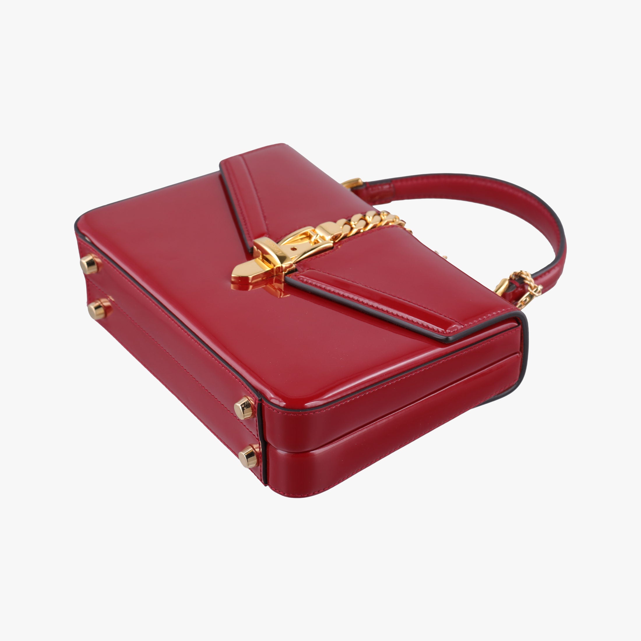 Sylvie 1969 Red Patent Leather 589479 A030736550シルヴィ 1969 レッド パテント 589479 A030736550