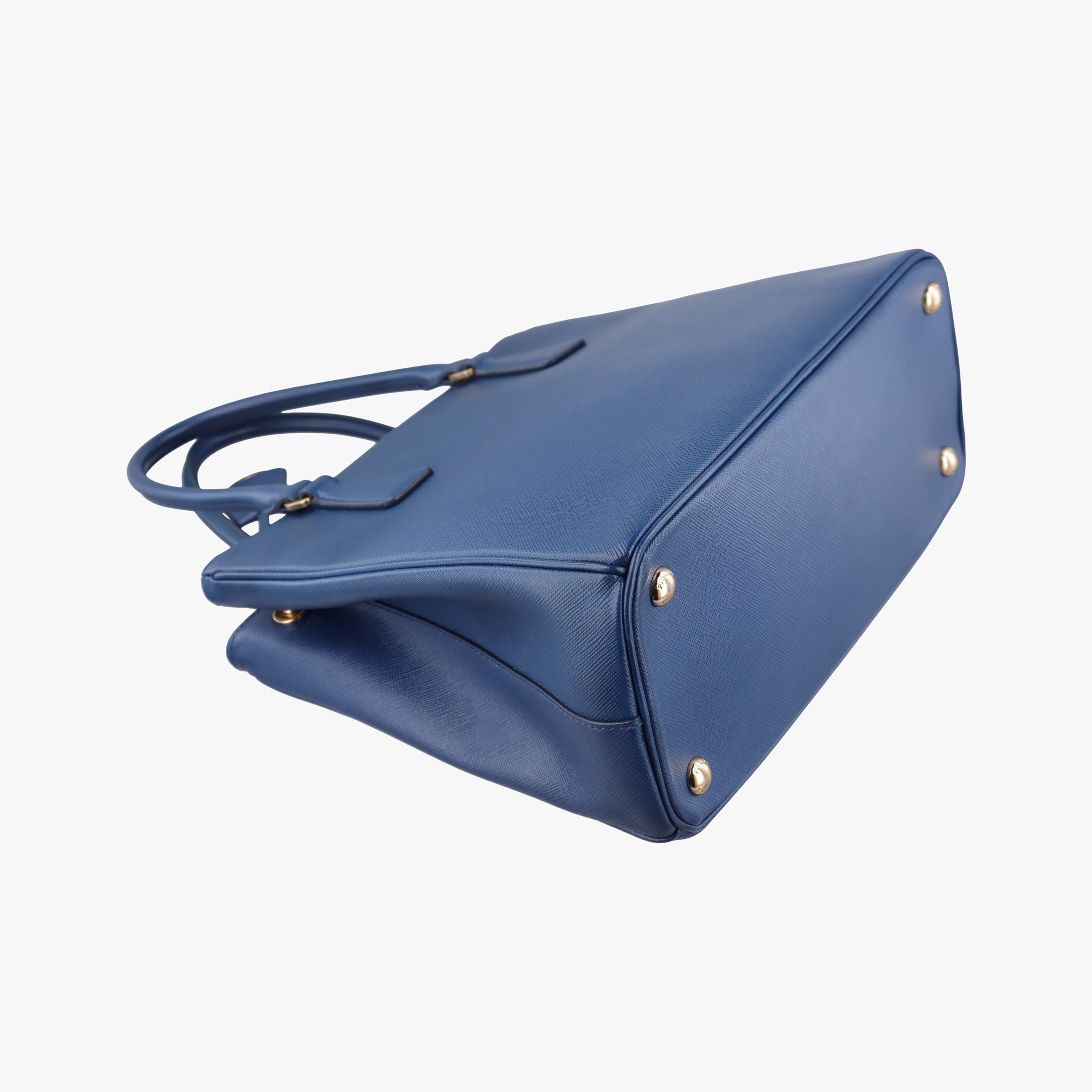 Bi-Color Zip Front Pocket Blue SAFFIANO Leather BN2674 7/Dバイカラー ジップ フロント ポケット ブルー サフィアーノレザー BN2674 7/D