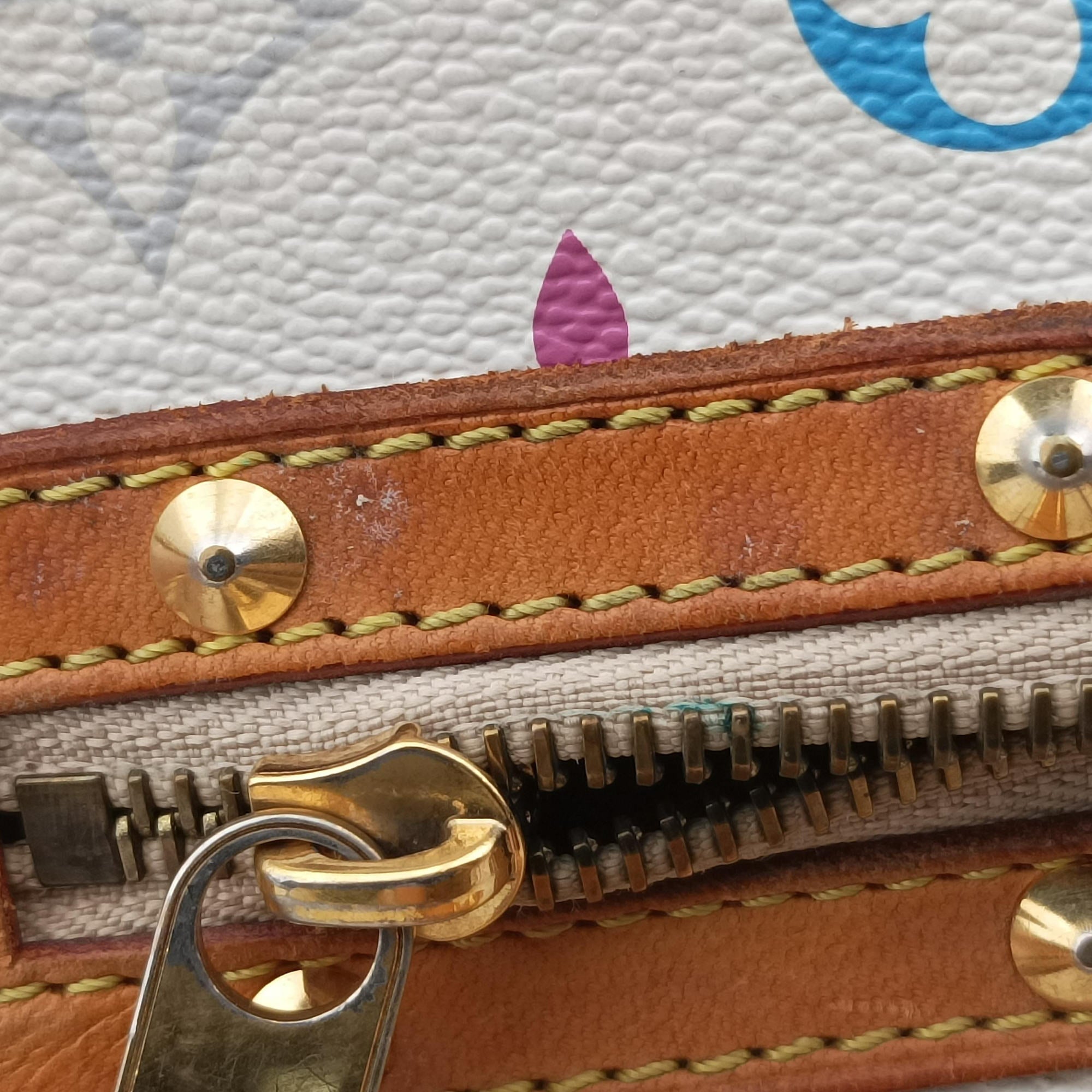 Alma PM white Monogram Multicolor M92647 Lot number unknownアルマ PM ブロン モノグラム マルチカラー M92647 製番不明