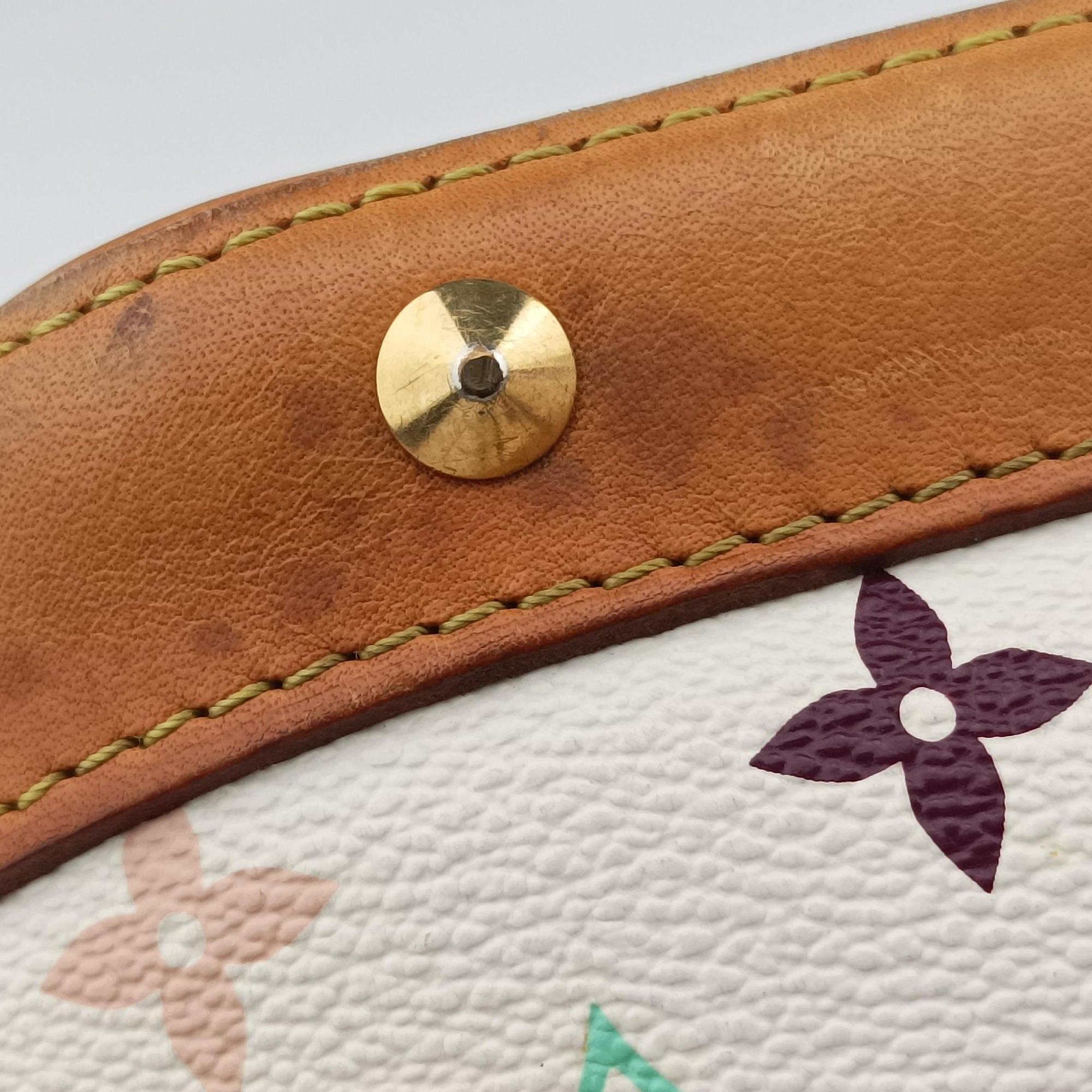 Alma PM white Monogram Multicolor M92647 Lot number unknownアルマ PM ブロン モノグラム マルチカラー M92647 製番不明