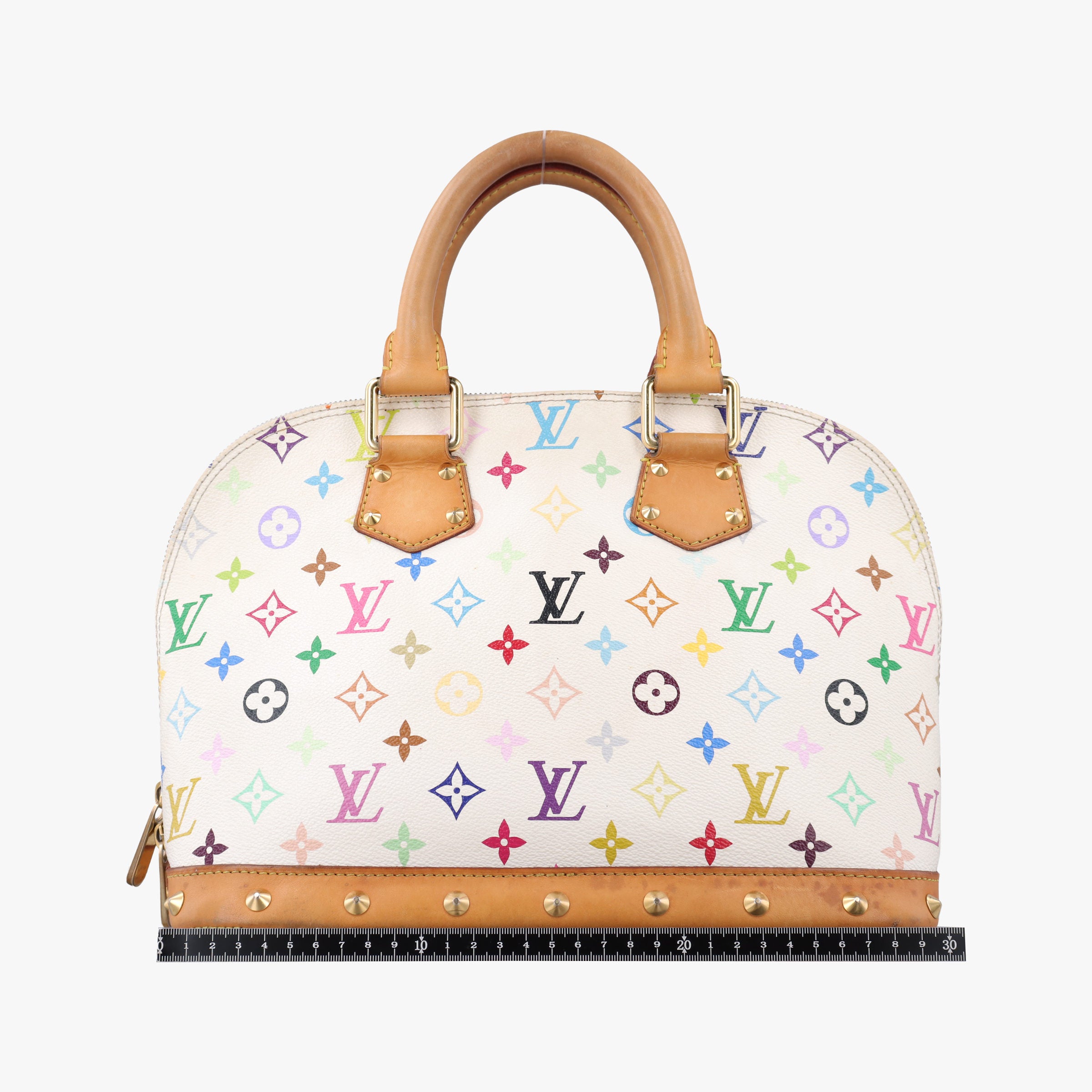 Alma PM white Monogram Multicolor M92647 Lot number unknownアルマ PM ブロン モノグラム マルチカラー M92647 製番不明