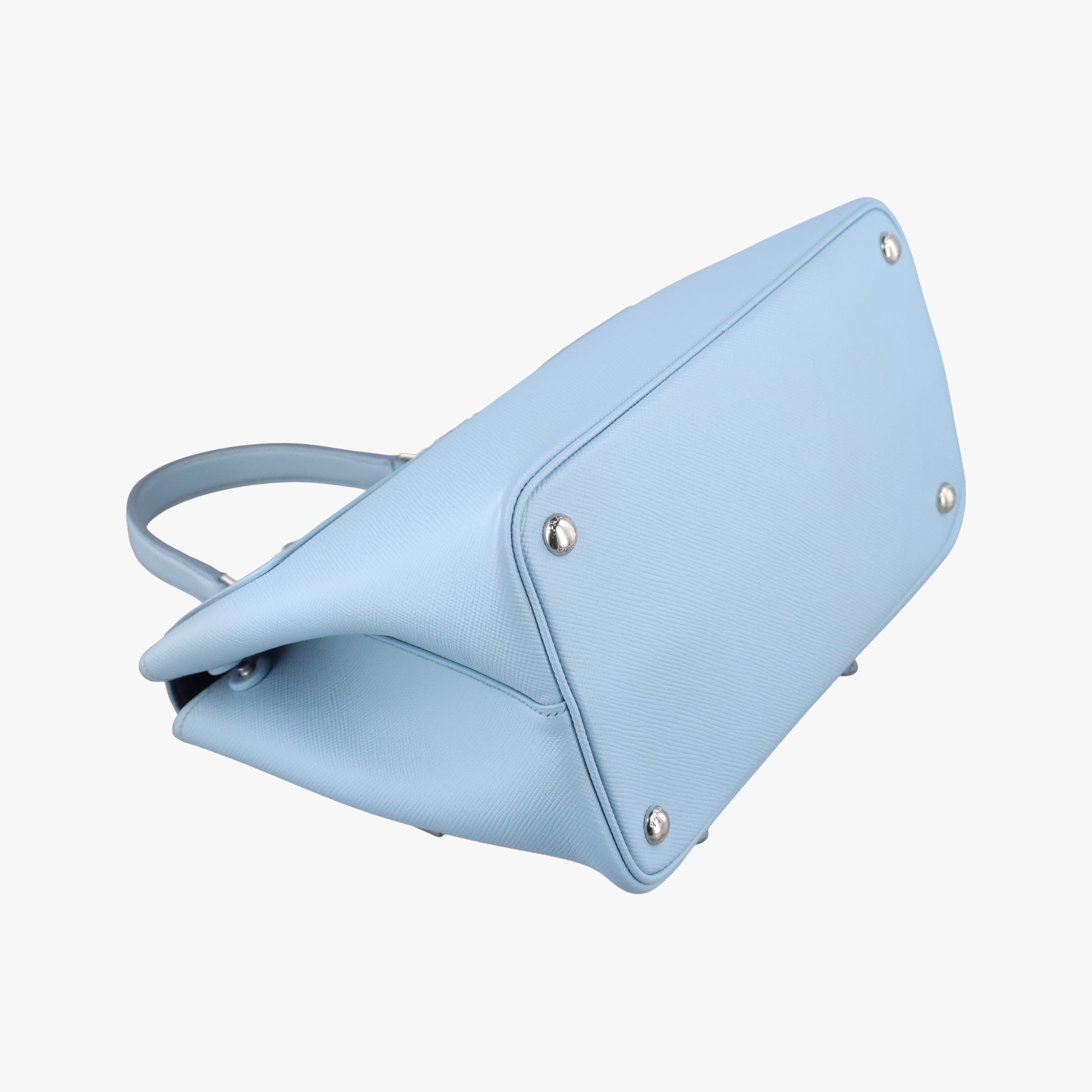 Half Flap Double Turn Lock Blue SAFFIANO Leather BN2821 14/Cハーフフラップダブルターンロック ブルー サフィアーノレザー BN2821 14/C