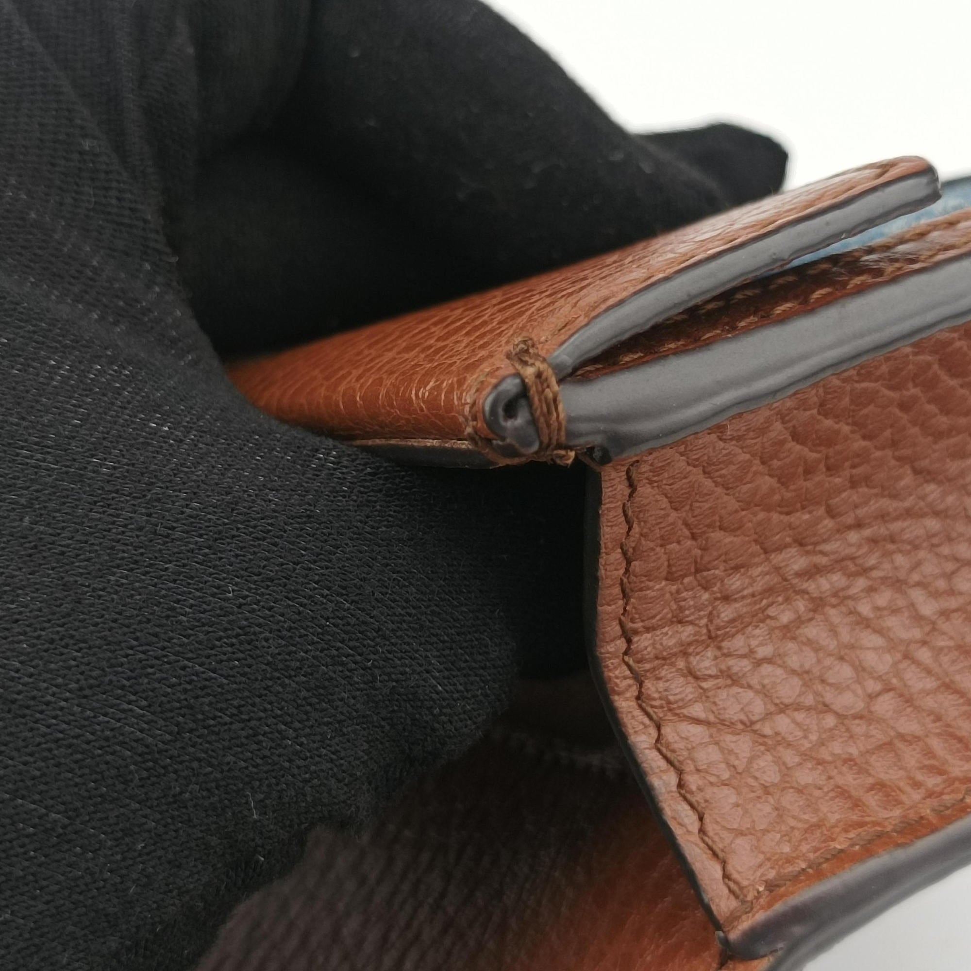 Dionysus Blue×brown denim×leather 476432 ディオニュソス ブルー×ブラウン デニム×レザー 476432