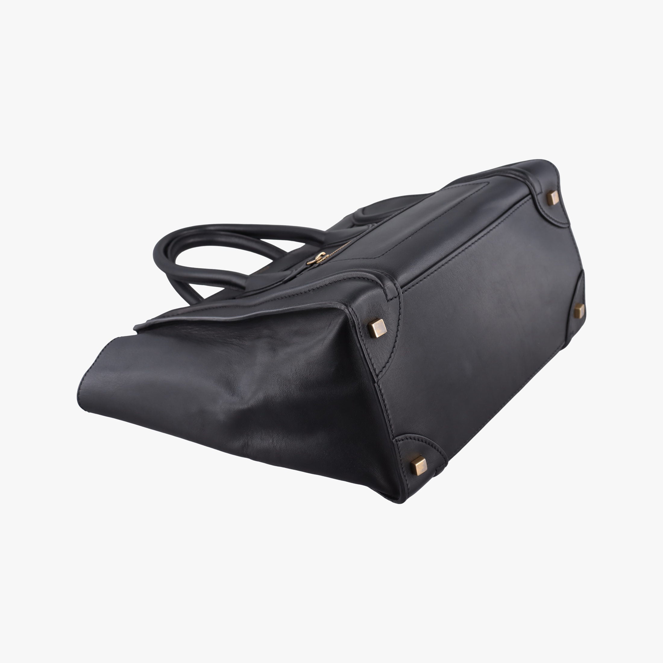 Luggage Mini Shopper Black Leather F-SA-0132 F-UP-0142ラゲージミニショッパー ブラック レザー F-SA-0132 F-UP-0142