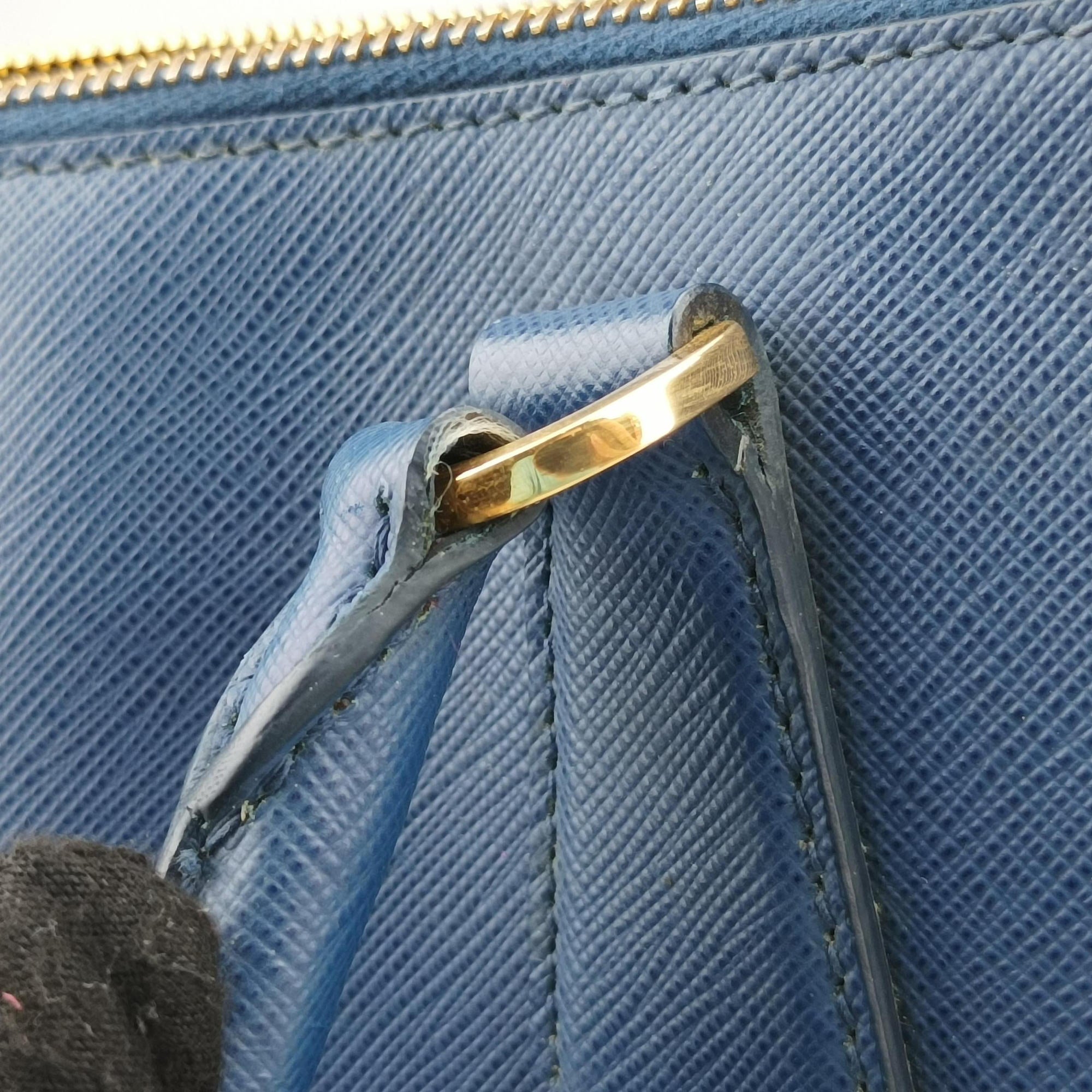 Galleria Blue SAFFIANO Leather BN1786 14/Hガレリア ブルー サフィアーノレザー BN1786 14/H