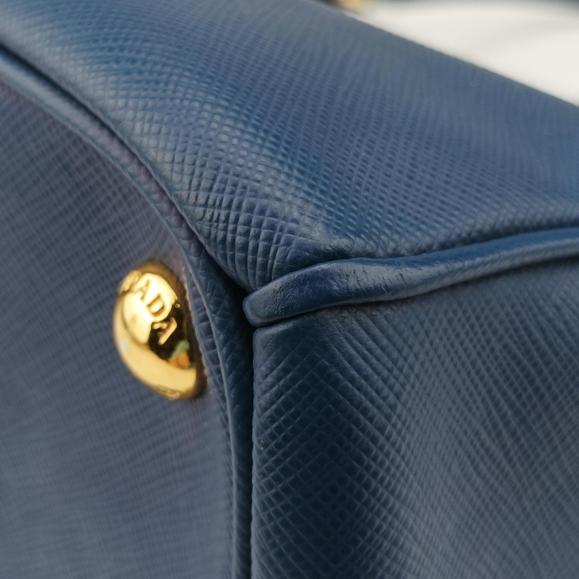 Galleria Blue SAFFIANO Leather BN1786 14/Hガレリア ブルー サフィアーノレザー BN1786 14/H