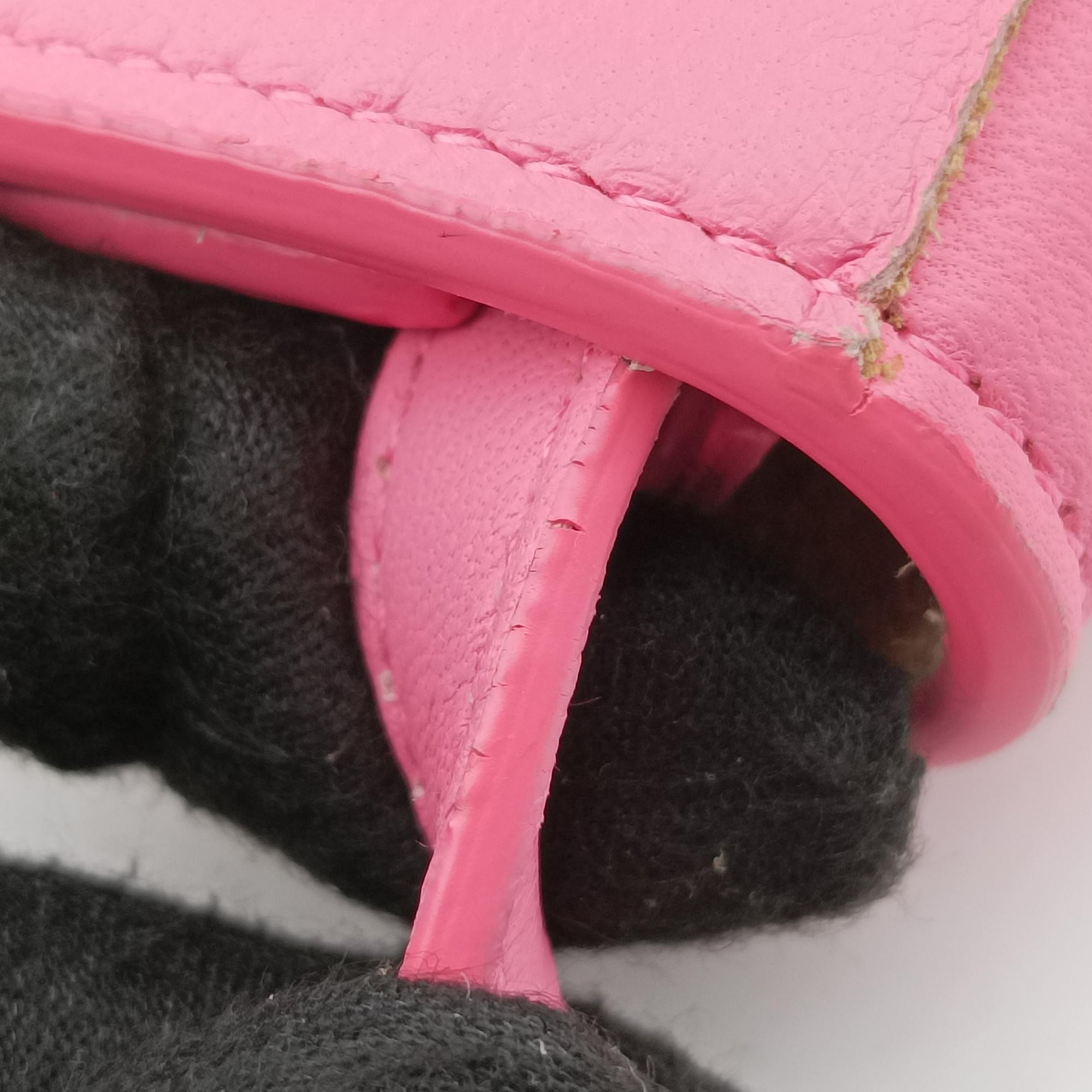 Cassette Pink lambskin IC Chipカセット ピンク ラムスキン ICチップ