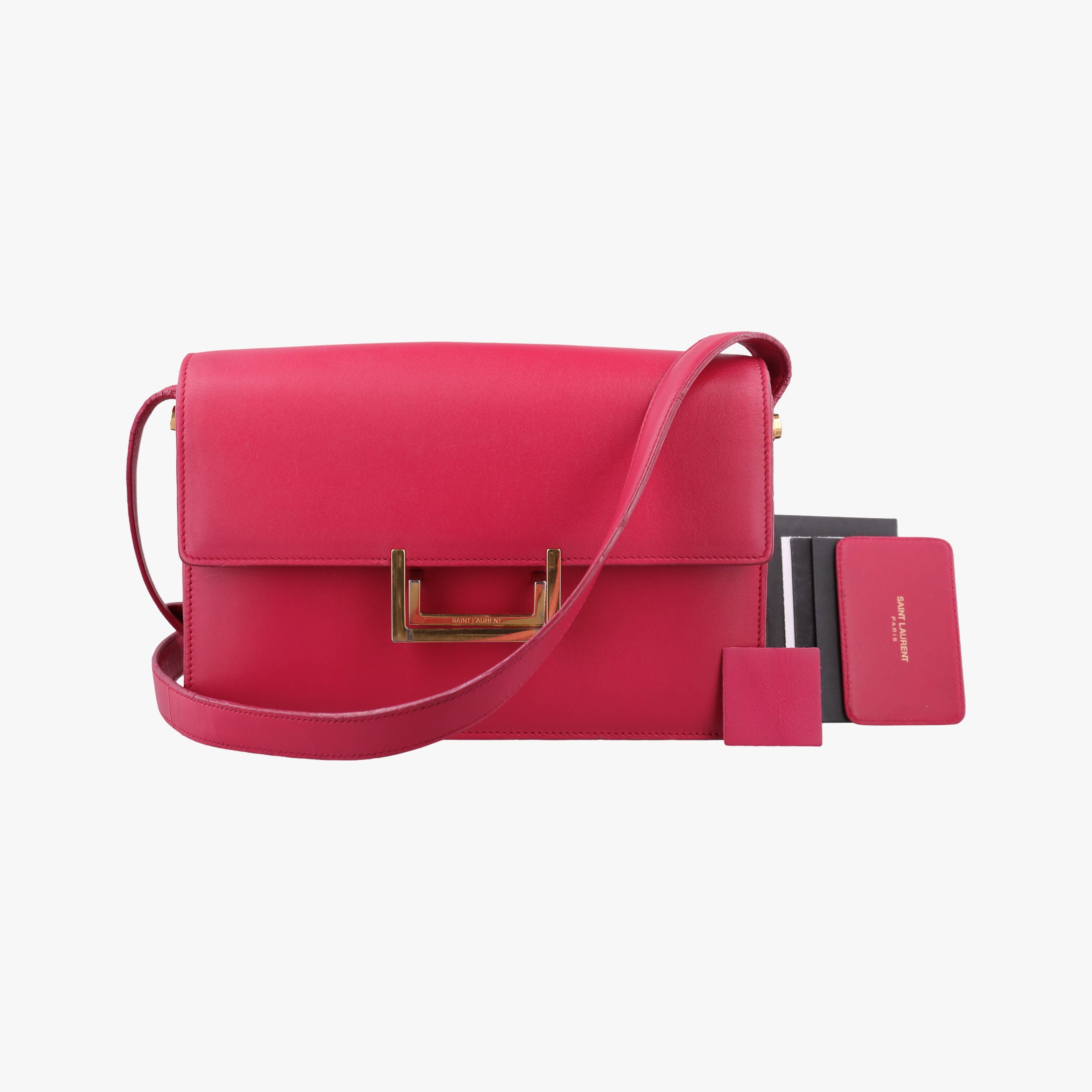Classic Lulu Rose Leather 318025 318025.001998ルル クラシック ローズ レッド レザー 318025 318025.001998