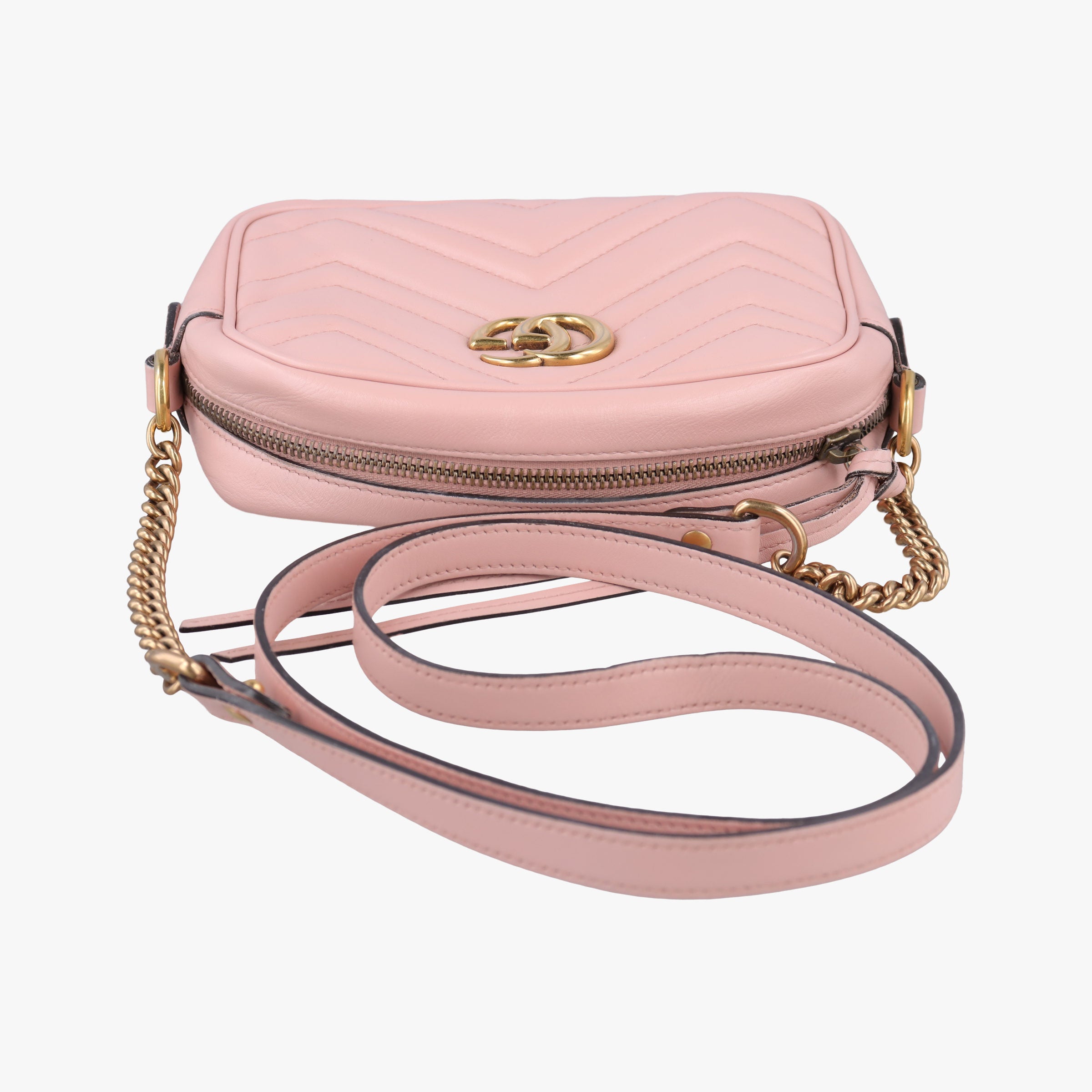 GG Marmont Pink Leather 448065 F021209985GGマーモント ピンク レザー 448065 F021209985