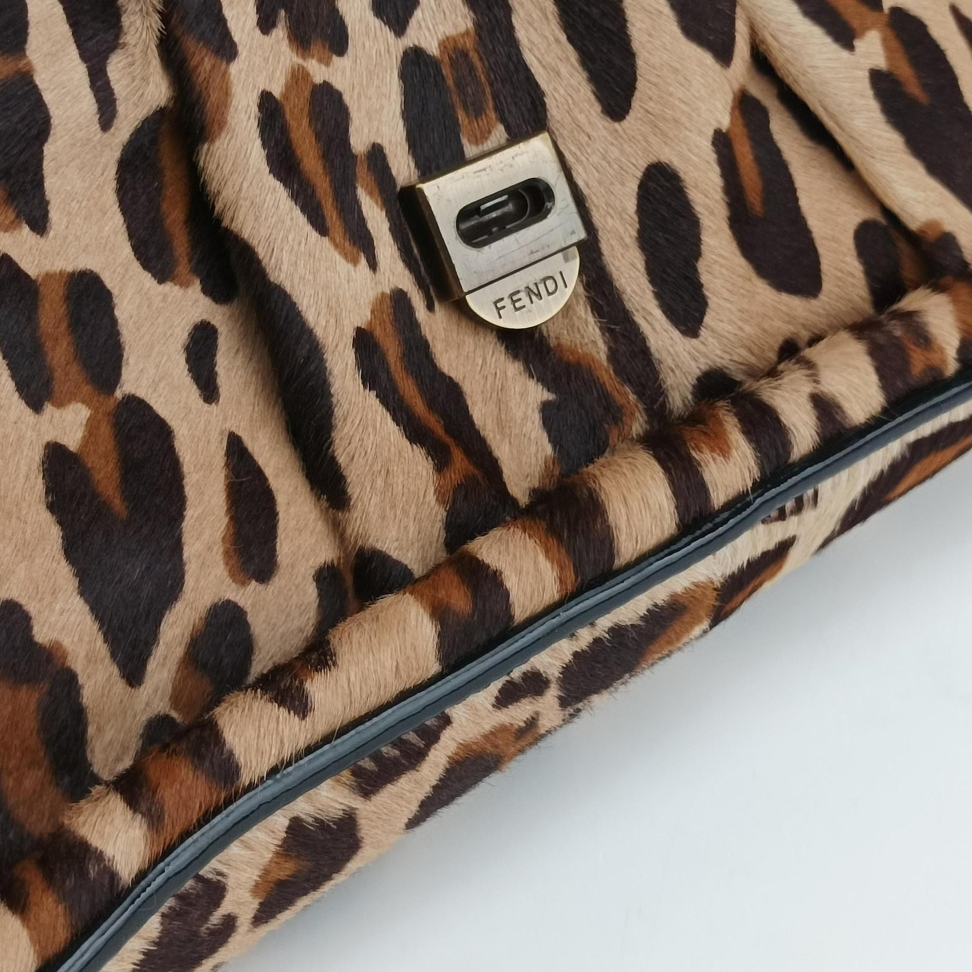 B Bag Brown pony hair 8BN165 2305/8BN165 VXM 069Bバッグ ブラウン ハラコ 8BN165 2305/8BN165 VXM 069