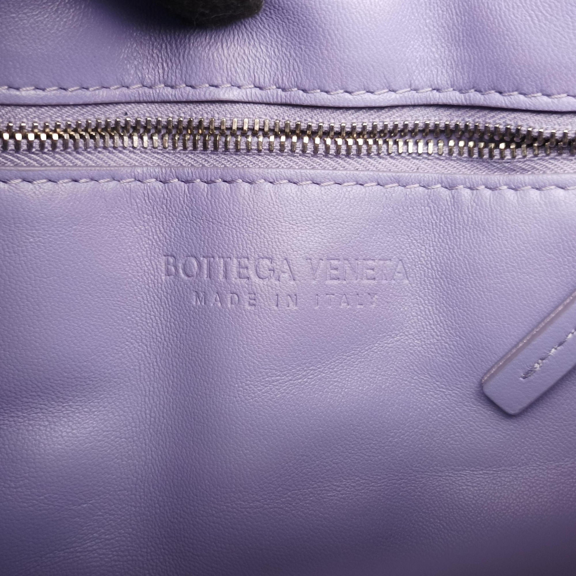 Padded Cassette Purple lambskin B09281057Oパデッド カセット パープル ラムスキン B09281057O