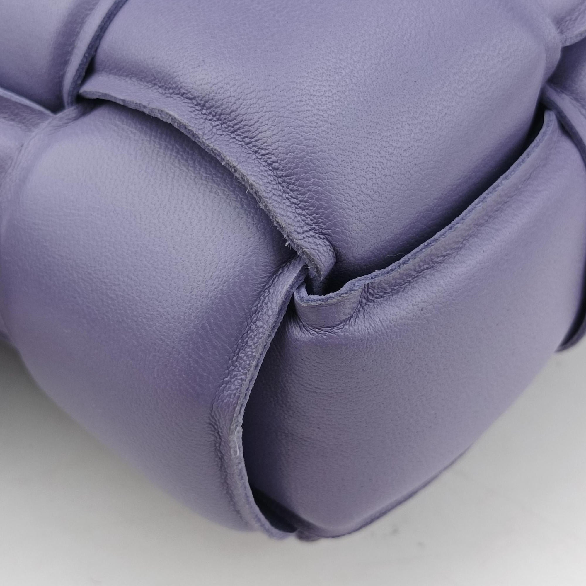 Padded Cassette Purple lambskin B09281057Oパデッド カセット パープル ラムスキン B09281057O