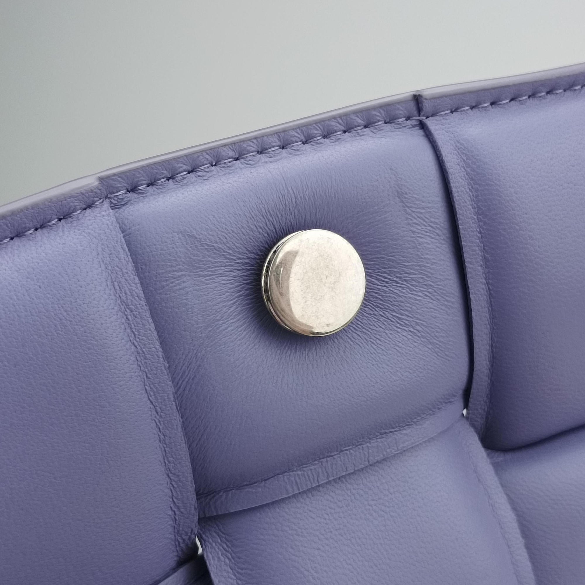 Padded Cassette Purple lambskin B09281057Oパデッド カセット パープル ラムスキン B09281057O