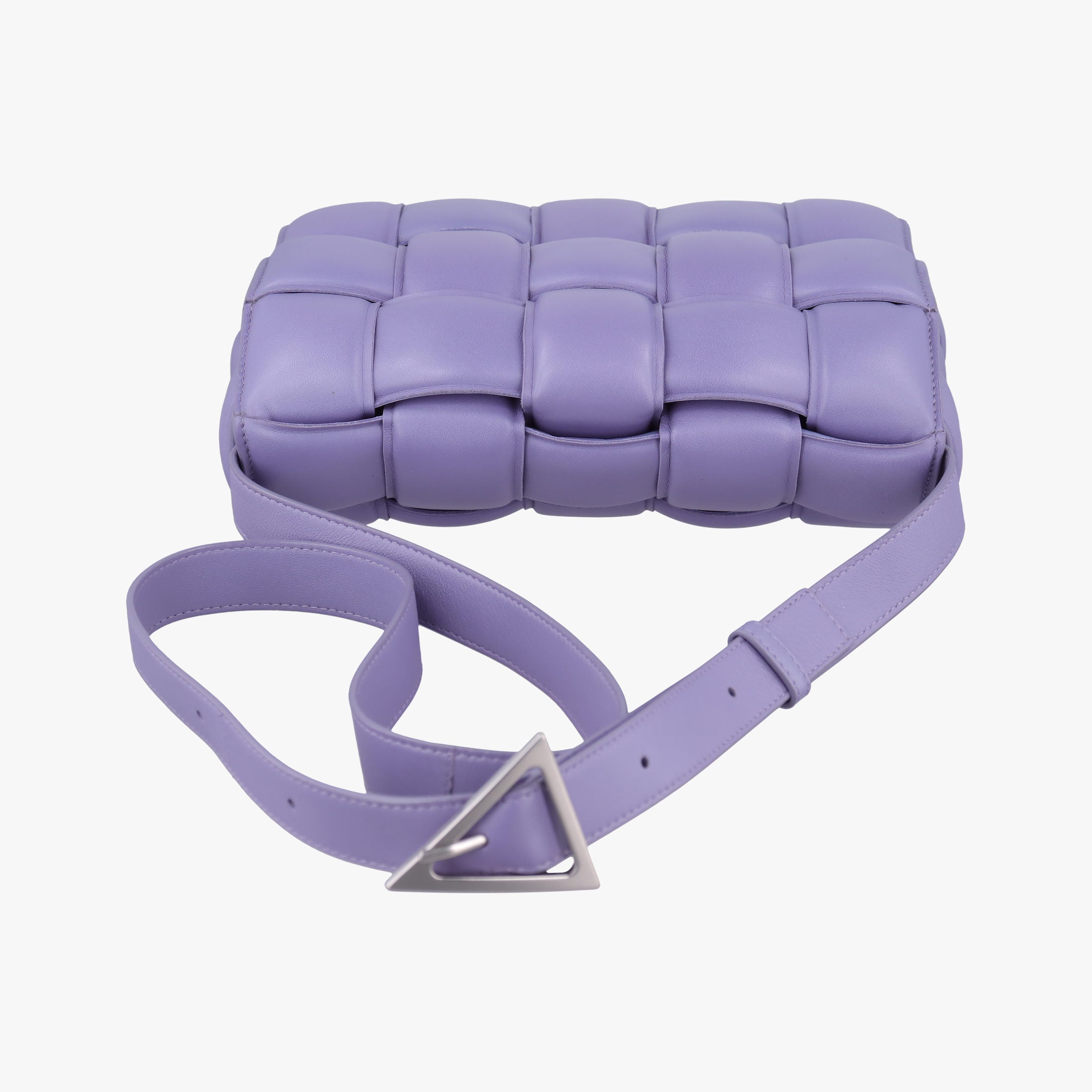 Padded Cassette Purple lambskin B09281057Oパデッド カセット パープル ラムスキン B09281057O