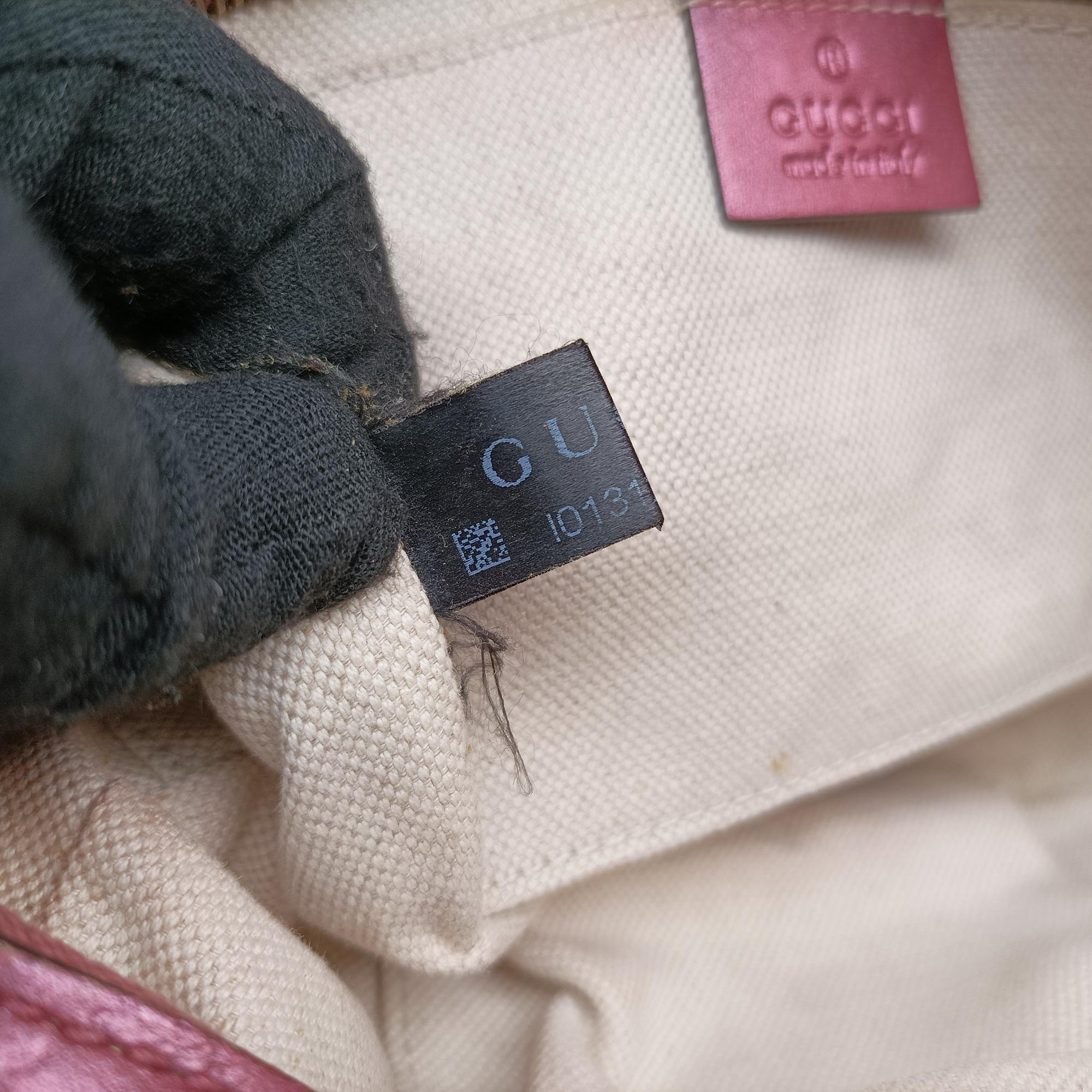 Microguccissima bamboo camera Pink Leather 309538 I013121050マイクログッチシマ ピンク レザー 309538 I013121050