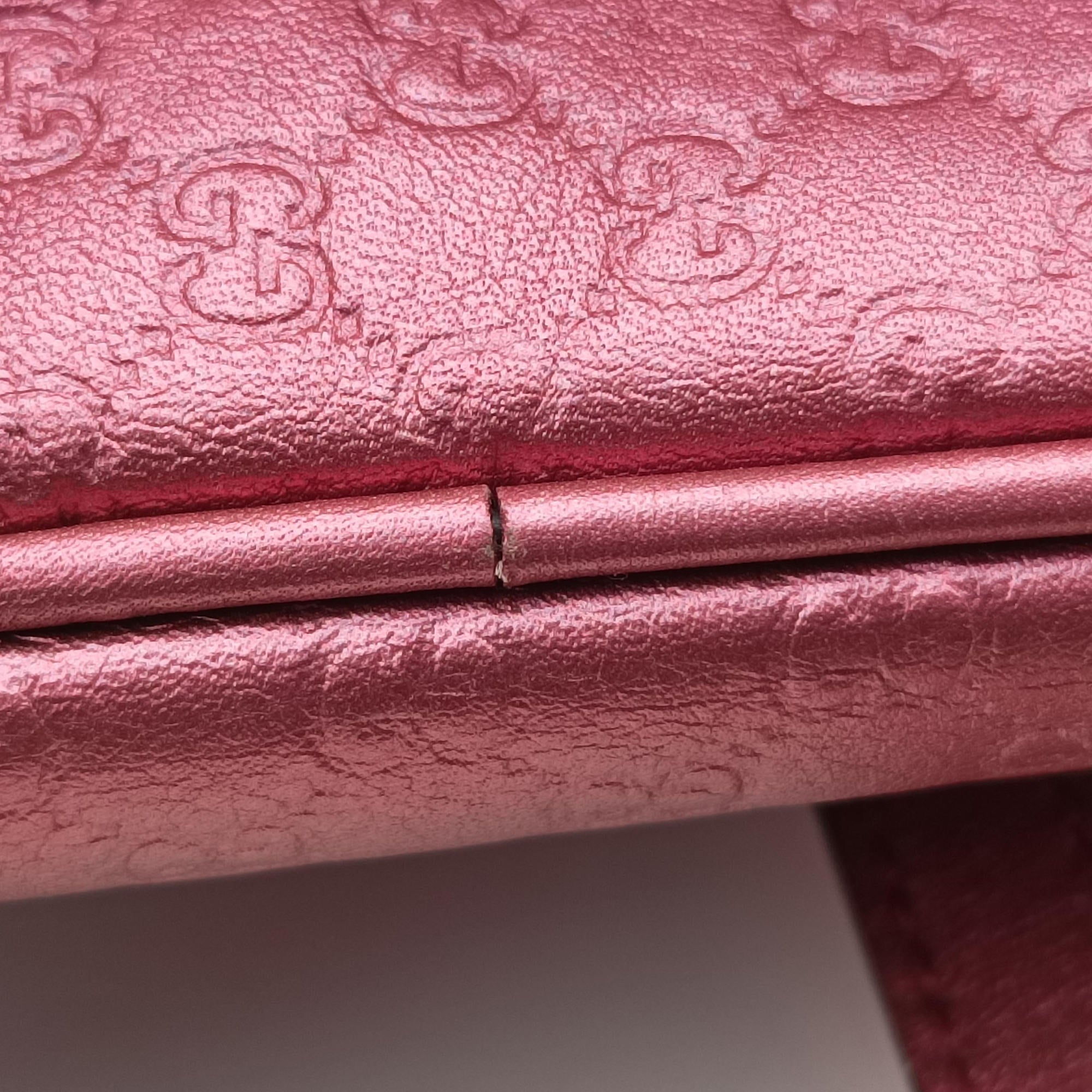 Microguccissima bamboo camera Pink Leather 309538 I013121050マイクログッチシマ ピンク レザー 309538 I013121050