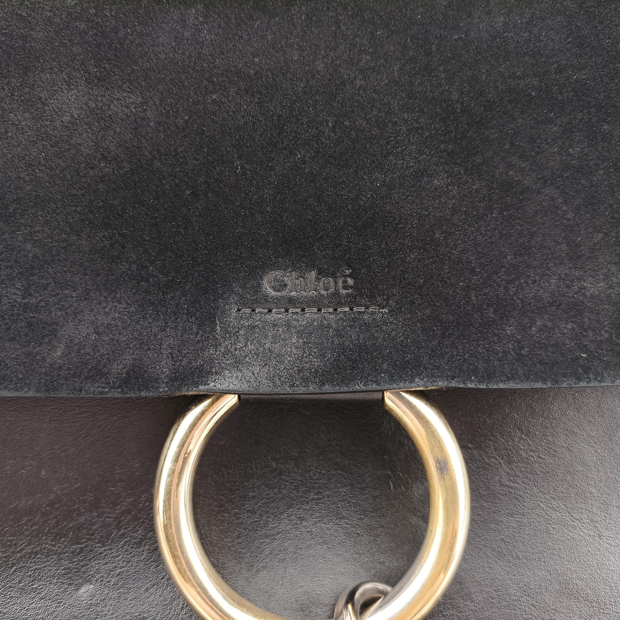 FAYE Black Suede × leather 03-16-50-65フェイ ブラック スエード×レザー 03-16-50-65