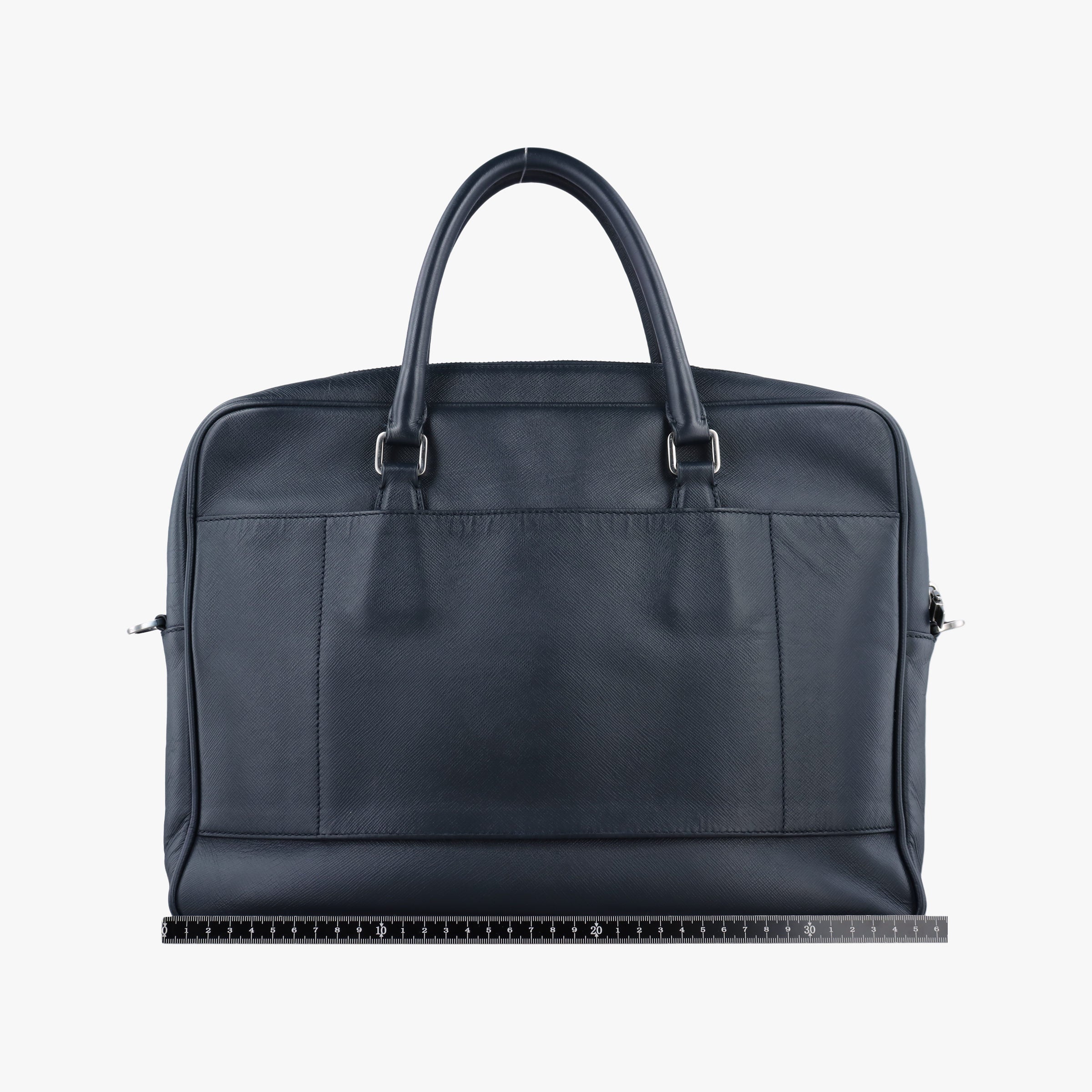 Business Briefcase Navy SAFFIANO Leather 2VE011 7/A 208ビジネス ブリーフケース ネイビー サフィアーノレザー 2VE011 7/A 208