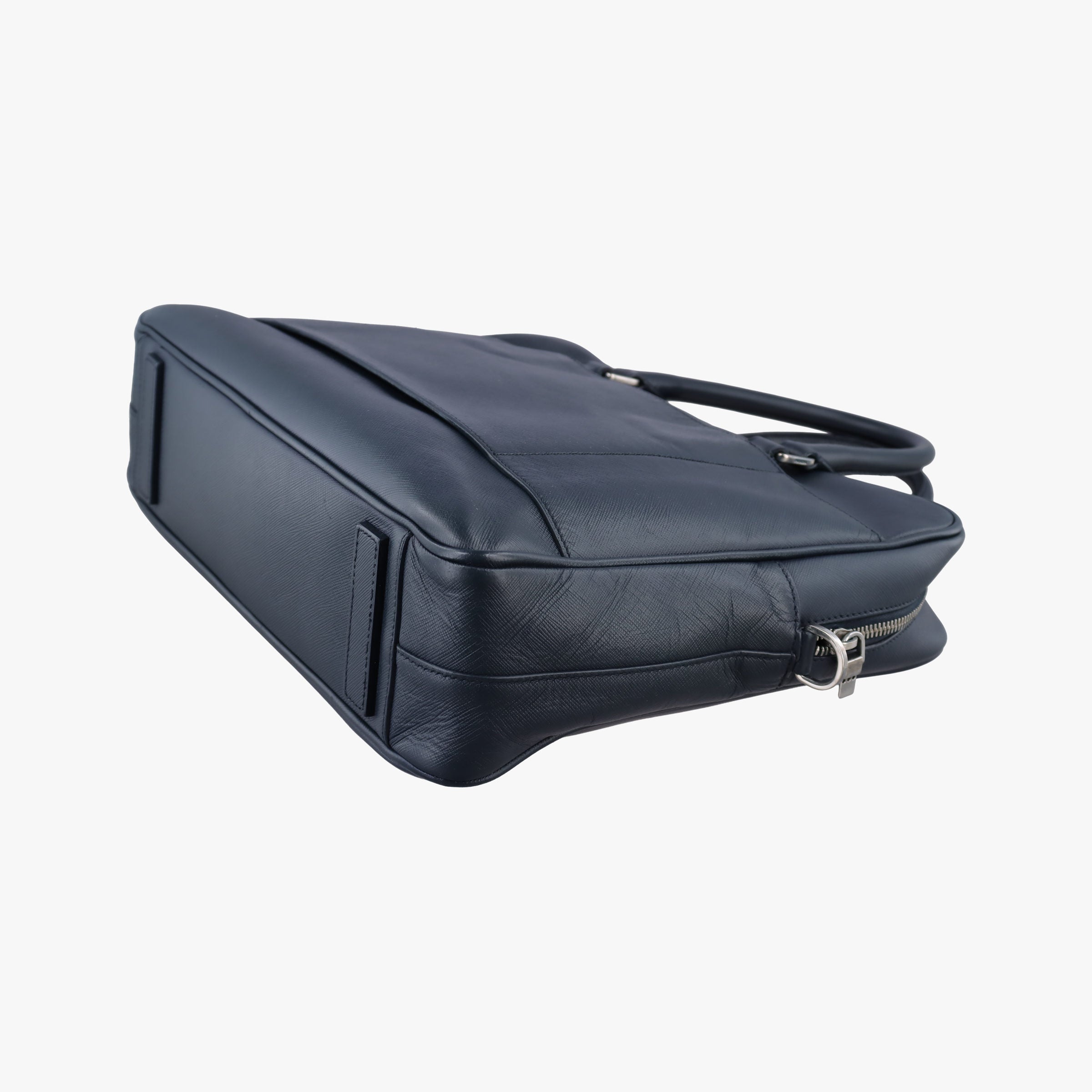 Business Briefcase Navy SAFFIANO Leather 2VE011 7/A 208ビジネス ブリーフケース ネイビー サフィアーノレザー 2VE011 7/A 208