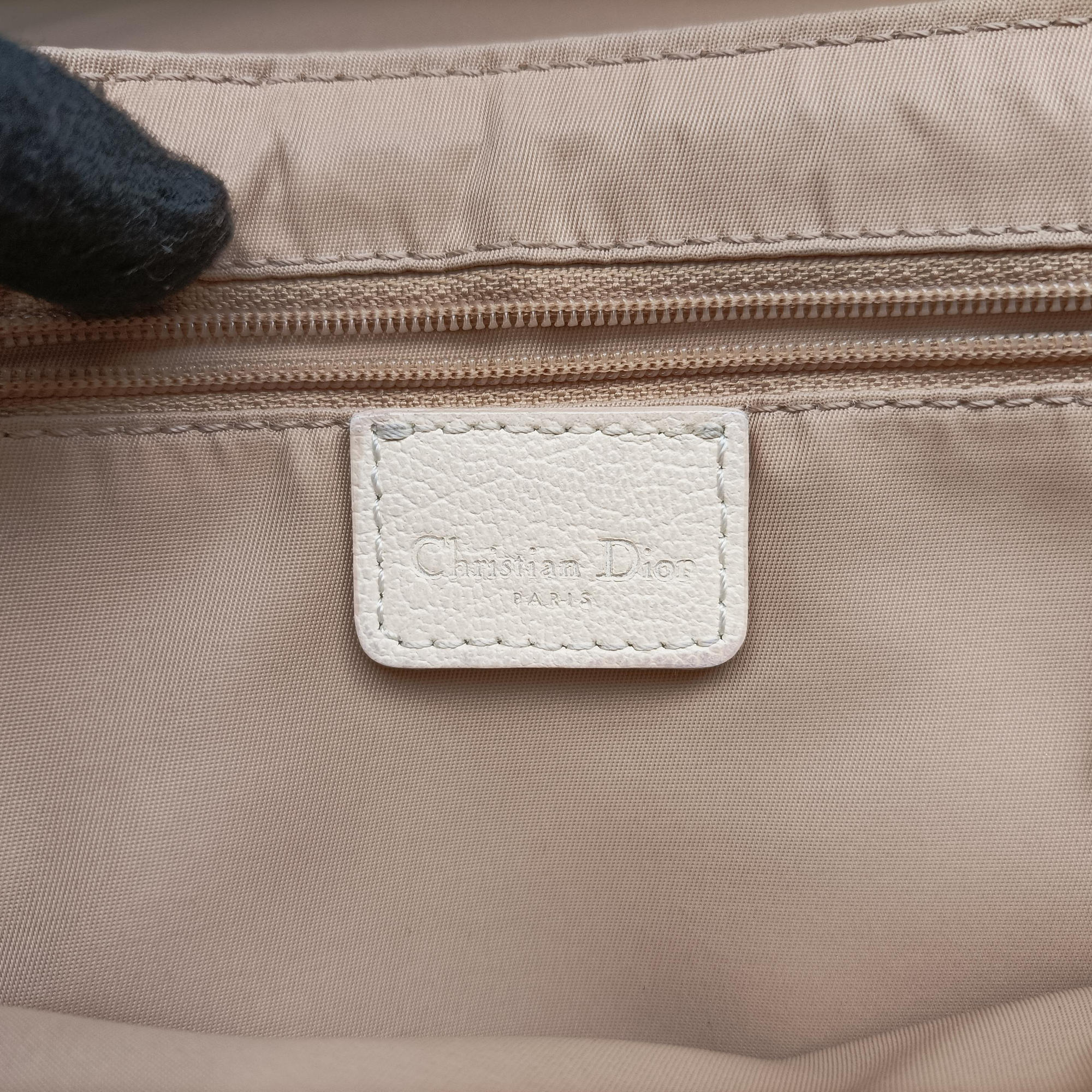 Trotter Flower Beige PVC Coated Canvas Floral Embroidery 03-BO-0015トロッター フラワー ベージュ PVCコーティングキャンバス 花刺繍 03-BO-0015