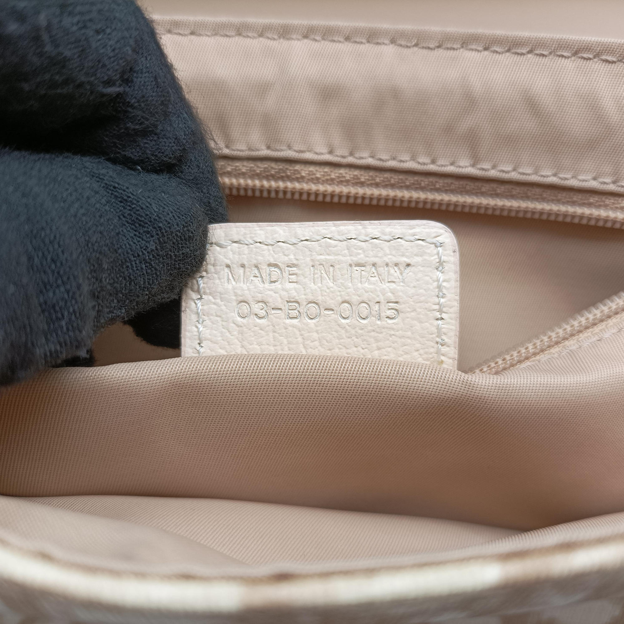 Trotter Flower Beige PVC Coated Canvas Floral Embroidery 03-BO-0015トロッター フラワー ベージュ PVCコーティングキャンバス 花刺繍 03-BO-0015