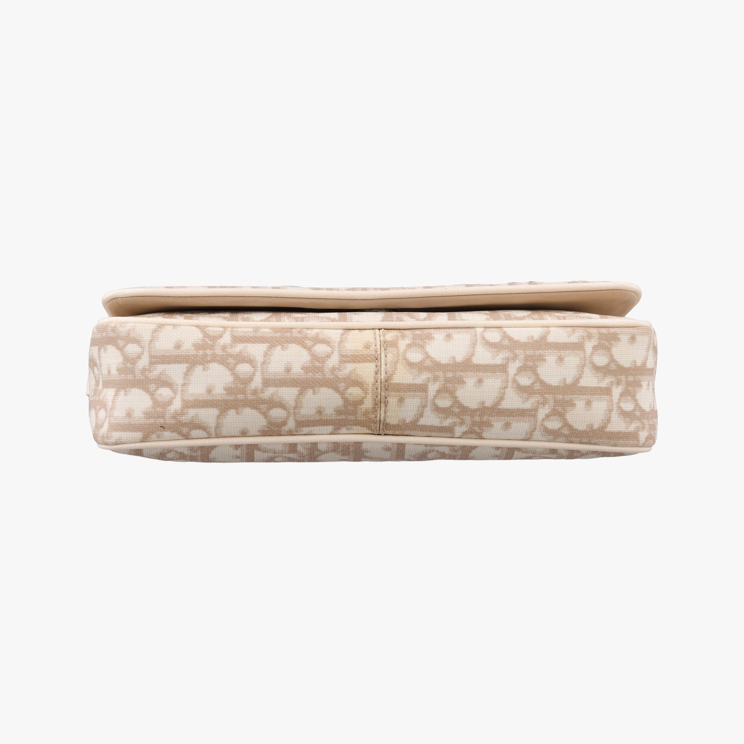 Trotter Flower Beige PVC Coated Canvas Floral Embroidery 03-BO-0015トロッター フラワー ベージュ PVCコーティングキャンバス 花刺繍 03-BO-0015