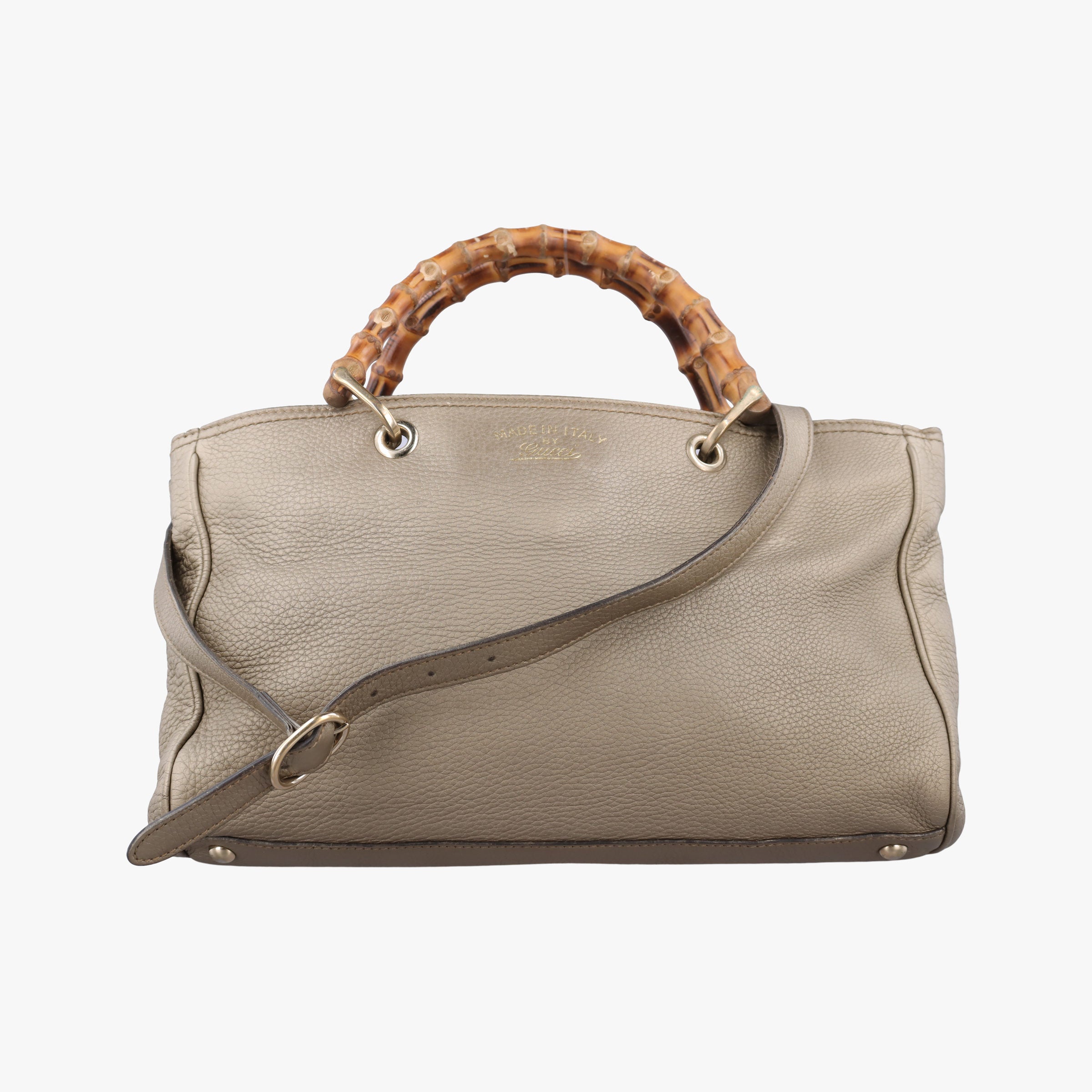 Bamboo Shopper Golden Leather 323660 A015693857バンブーショッパー ゴールド レザー 323660 A015693857