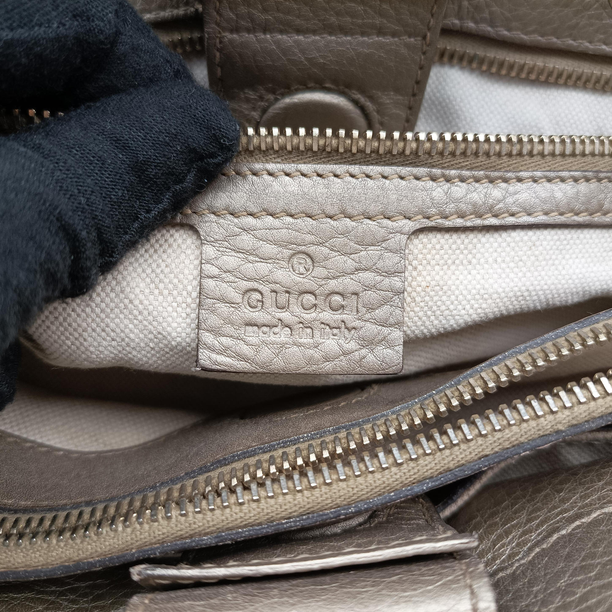 Bamboo Shopper Golden Leather 323660 A015693857バンブーショッパー ゴールド レザー 323660 A015693857