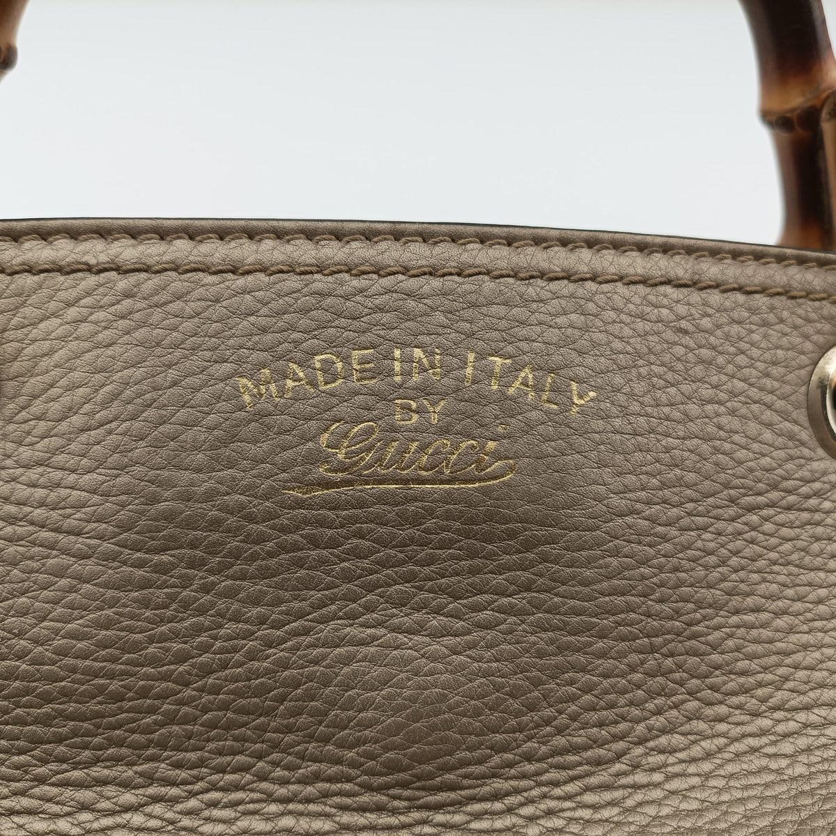 Bamboo Shopper Golden Leather 323660 A015693857バンブーショッパー ゴールド レザー 323660 A015693857