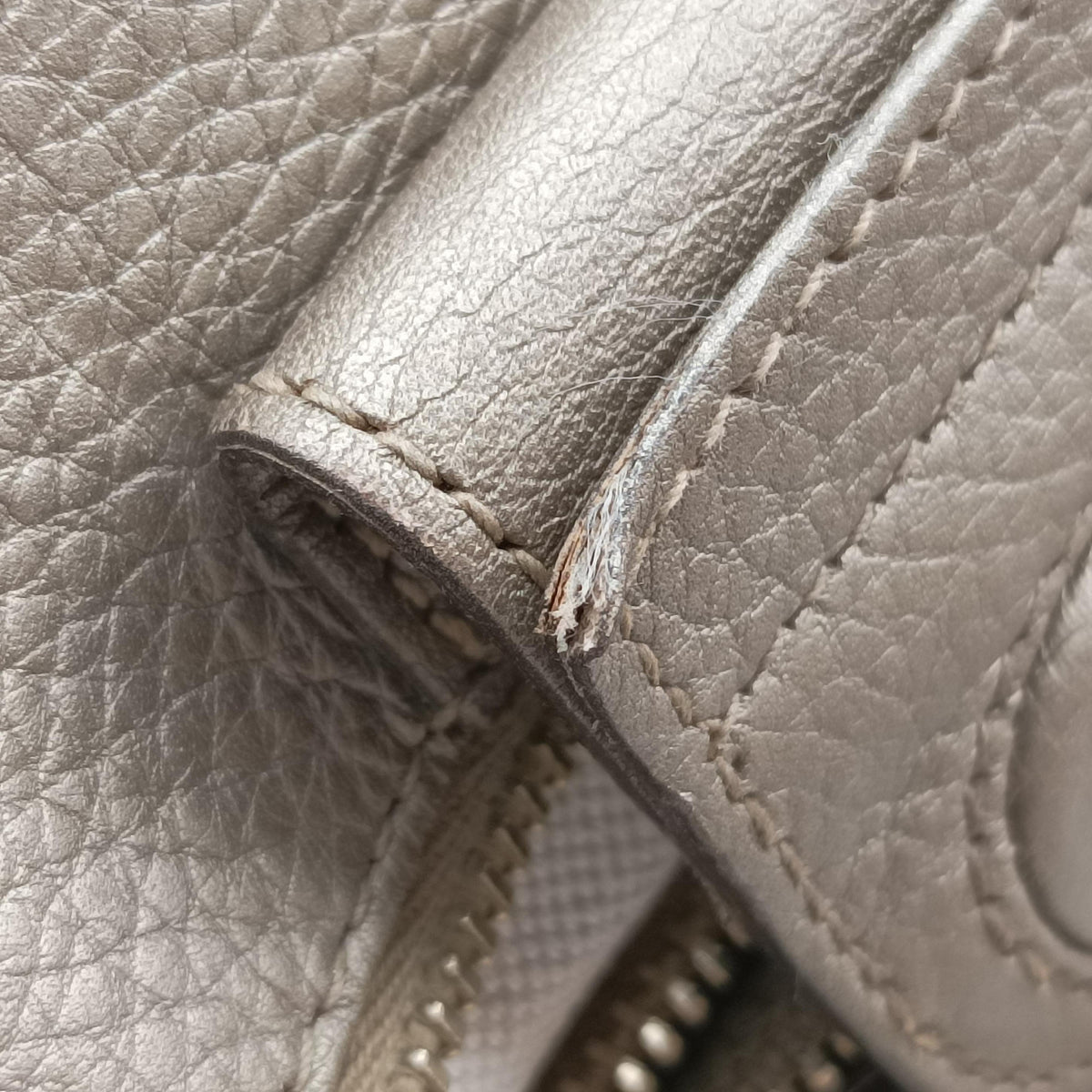 Bamboo Shopper Golden Leather 323660 A015693857バンブーショッパー ゴールド レザー 323660 A015693857