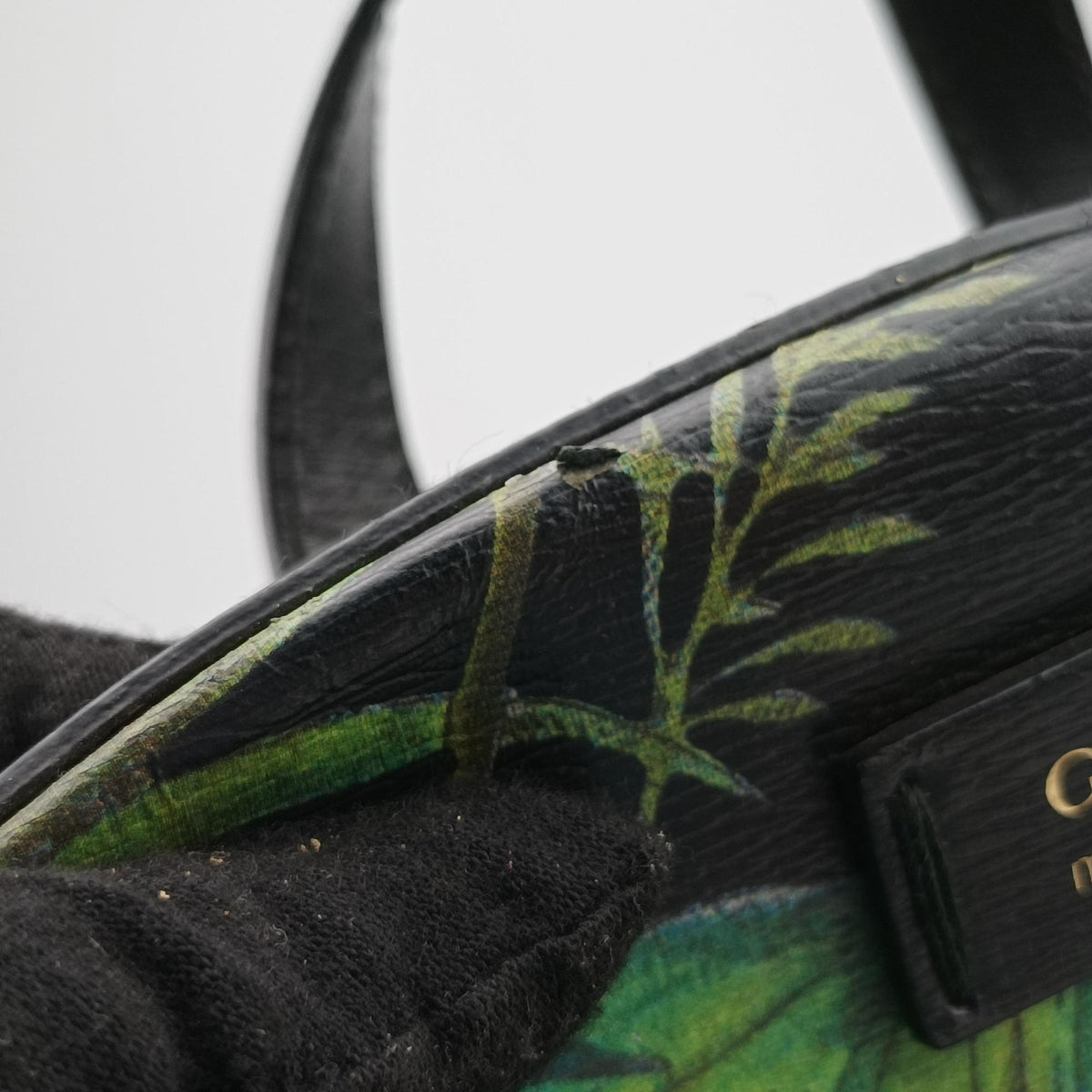 Tropical Print Black x Multicolour Leather 406370 C020556338トロピカルプリント ブラック x マルチカラー レザー 406370 C020556338