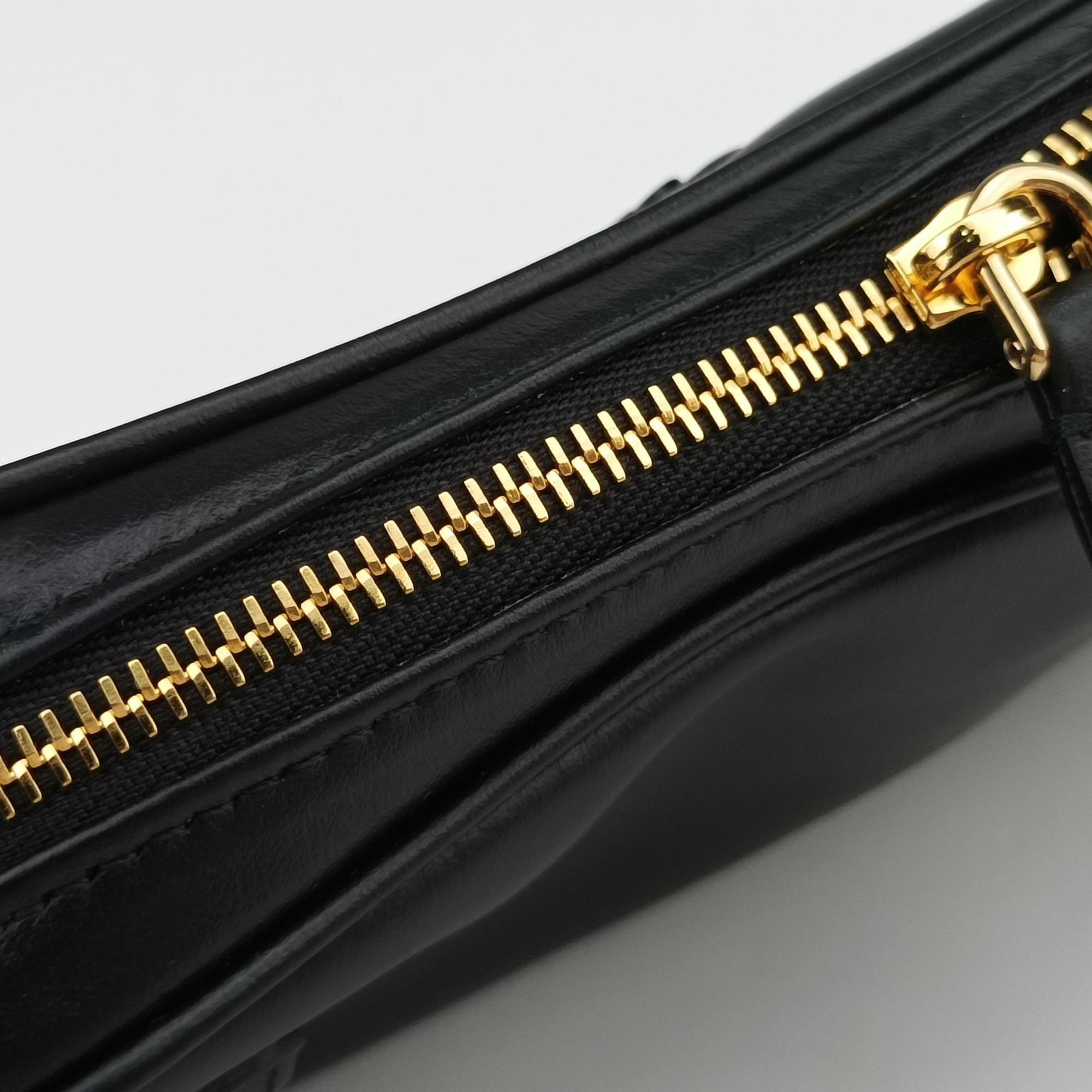 Logo belt Black leather DNP104ロゴベルト ブラック レザー DNP104